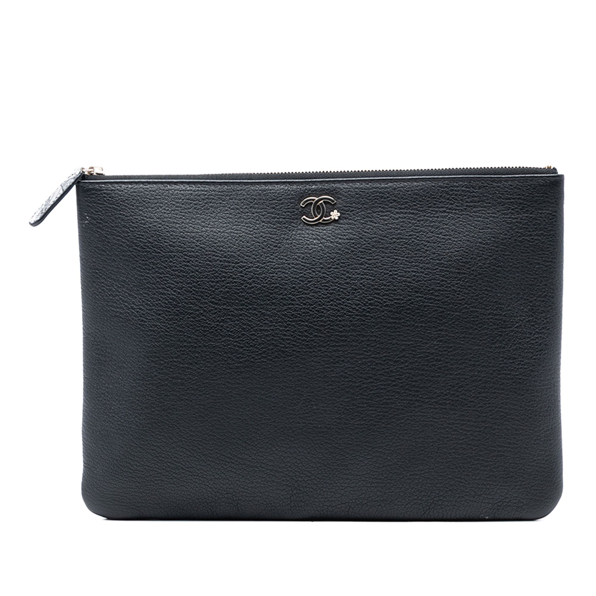 Chanel Chanel Medium Goatskin Lucky Clover O Case Clutch Size ONE SIZE - 1 Thumbnail