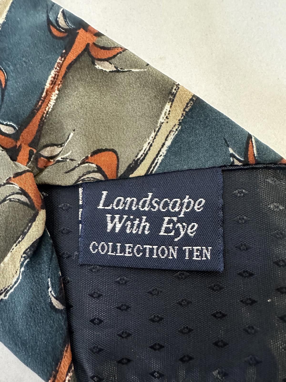 Other Vintage J. Garcia Landscape with Eye Collection 10 silk tie Size ONE SIZE - 3 Thumbnail