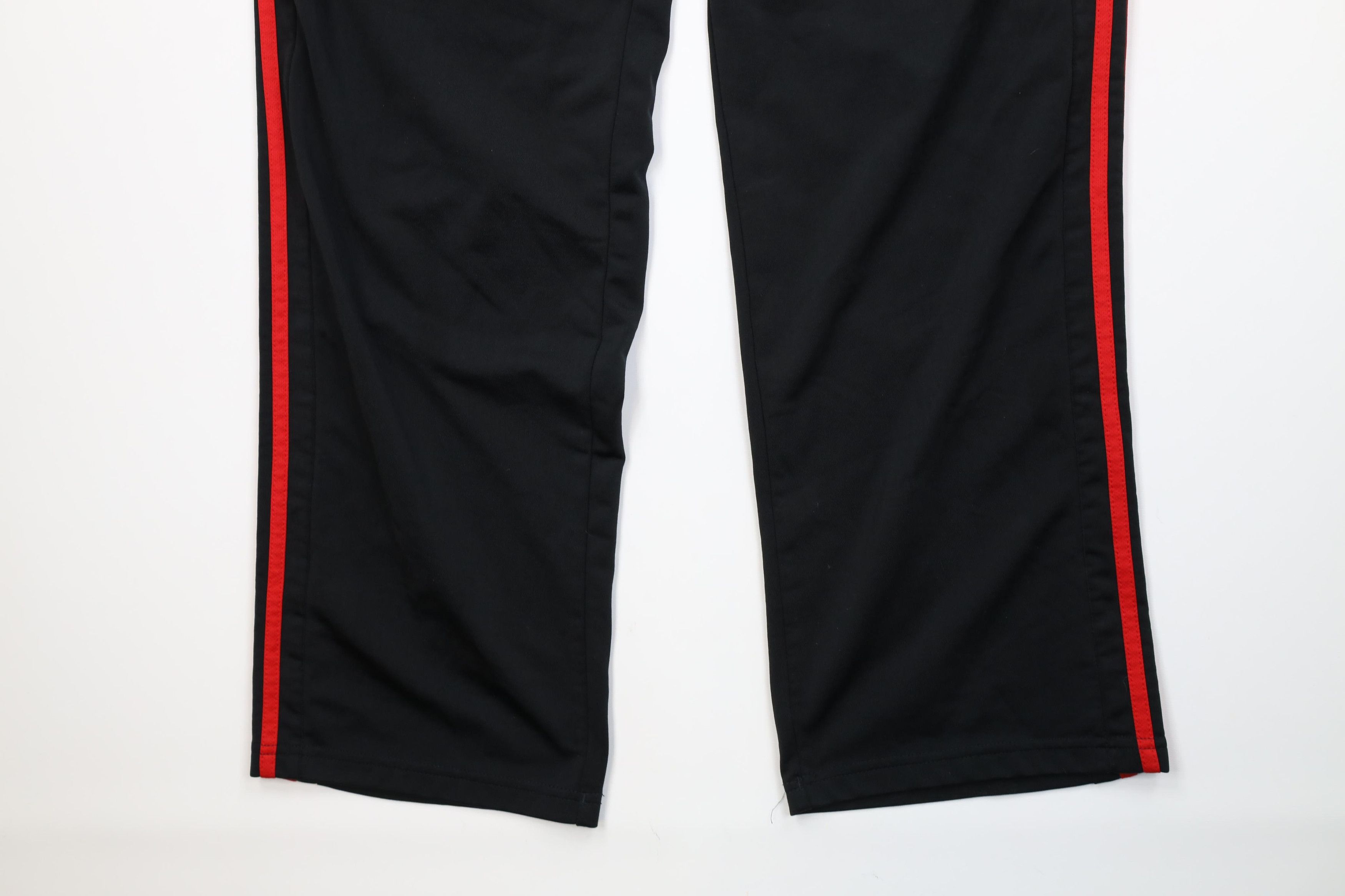 Adidas Vintage Y2K Adidas Striped Wide Leg Sweatpants Pants Black Size US 36 / EU 52 - 4 Thumbnail