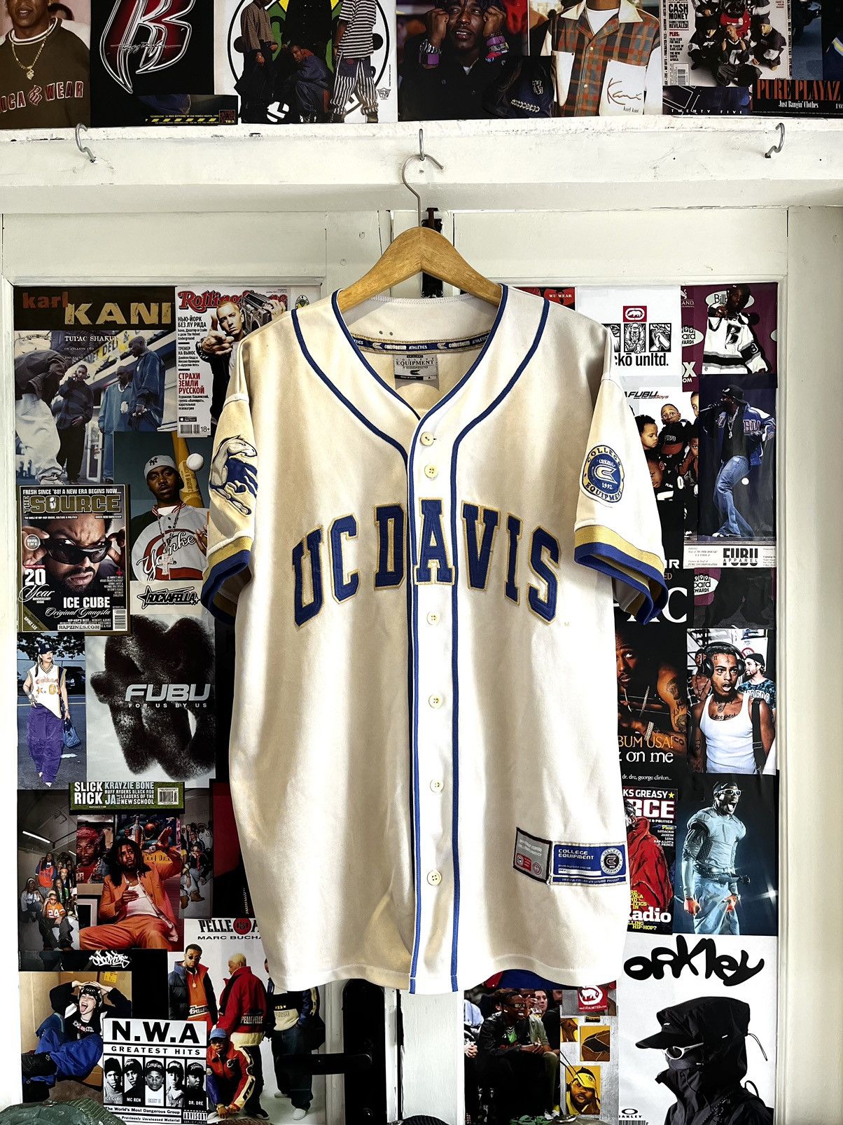 Colosseum Athletics × MLB × NCAA JERSEY BASEBALL COLLOSEUM ATHLETIC UC DAVISAGGIES CALIFORNIA Size US XL / EU 56 / 4 - 1 Thumbnail