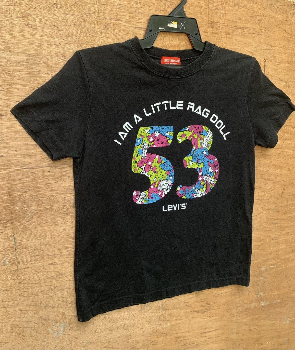 Levi's Levis Red Tab 53 I Am A Little Rag Doll T Shirt Size M / US 6-8 / IT 42-44 - 3 Thumbnail