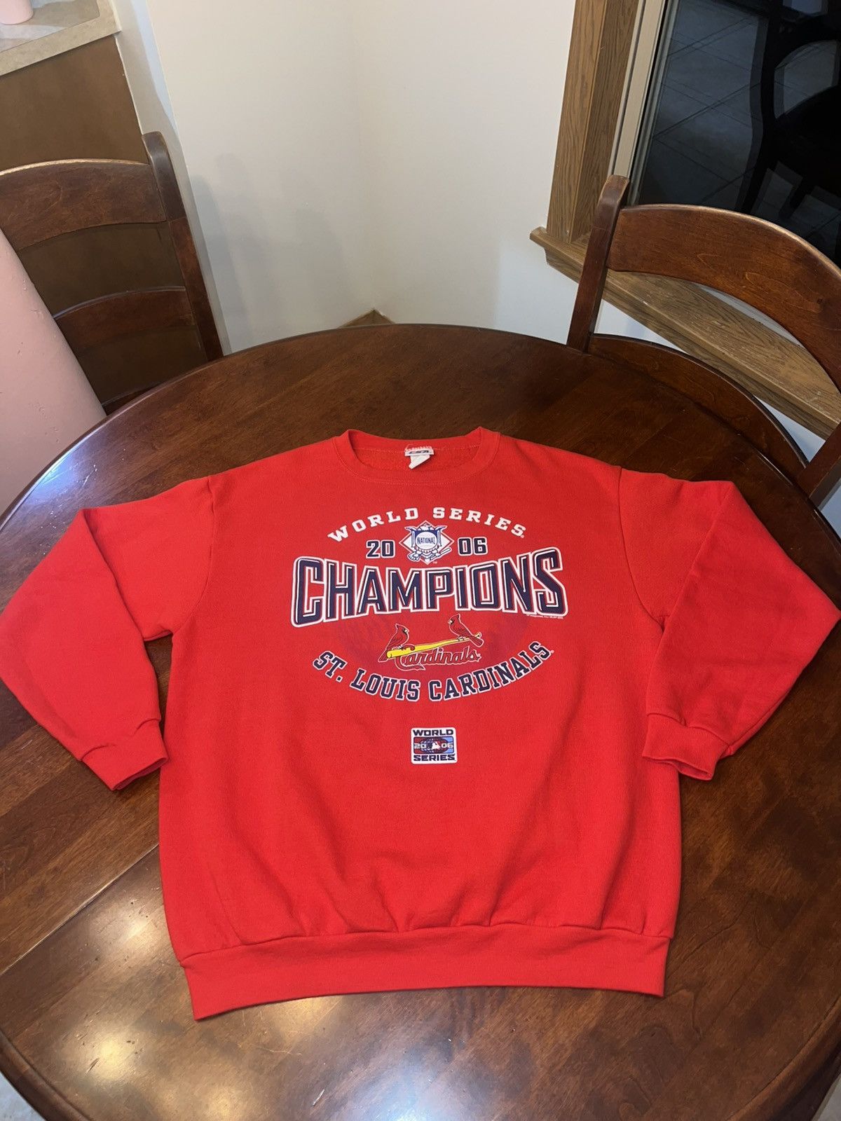 CSA Vintage St. Louis Cardinals 2006 World Series Crew Neck Size US L / EU 52-54 / 3 - 3 Thumbnail