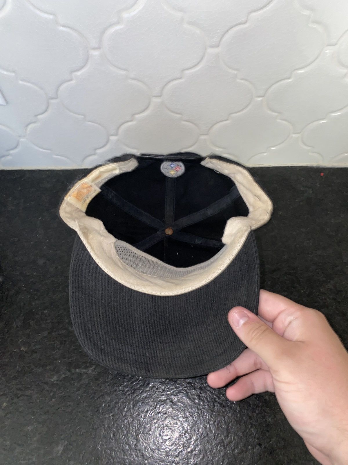 NFL Vintage 90s Pittsburgh steelers spell-out snapback Size ONE SIZE - 3 Thumbnail