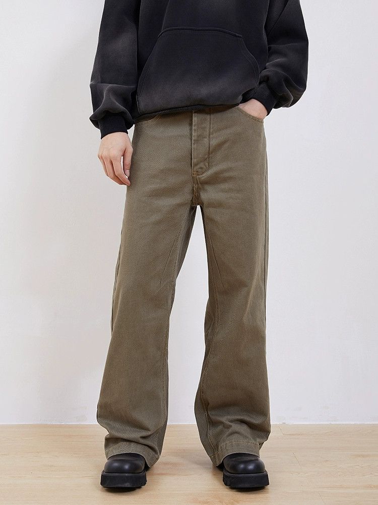 washed faded yuppie bootcut jeans