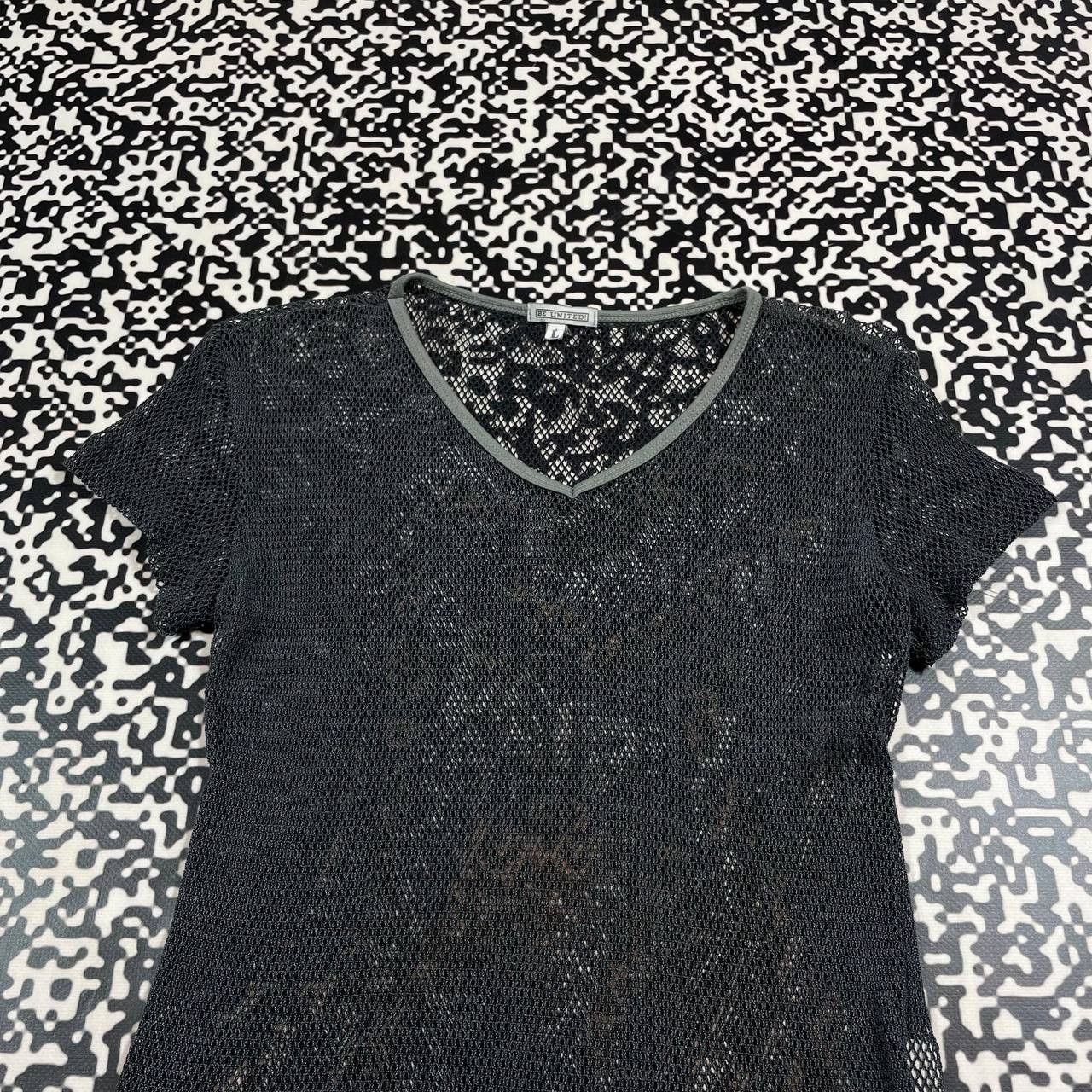 Japanese Brand Vintage Y2K Japanese Mesh Retro T-shirt Avant Garde Style Size M / US 6-8 / IT 42-44 - 7 Thumbnail
