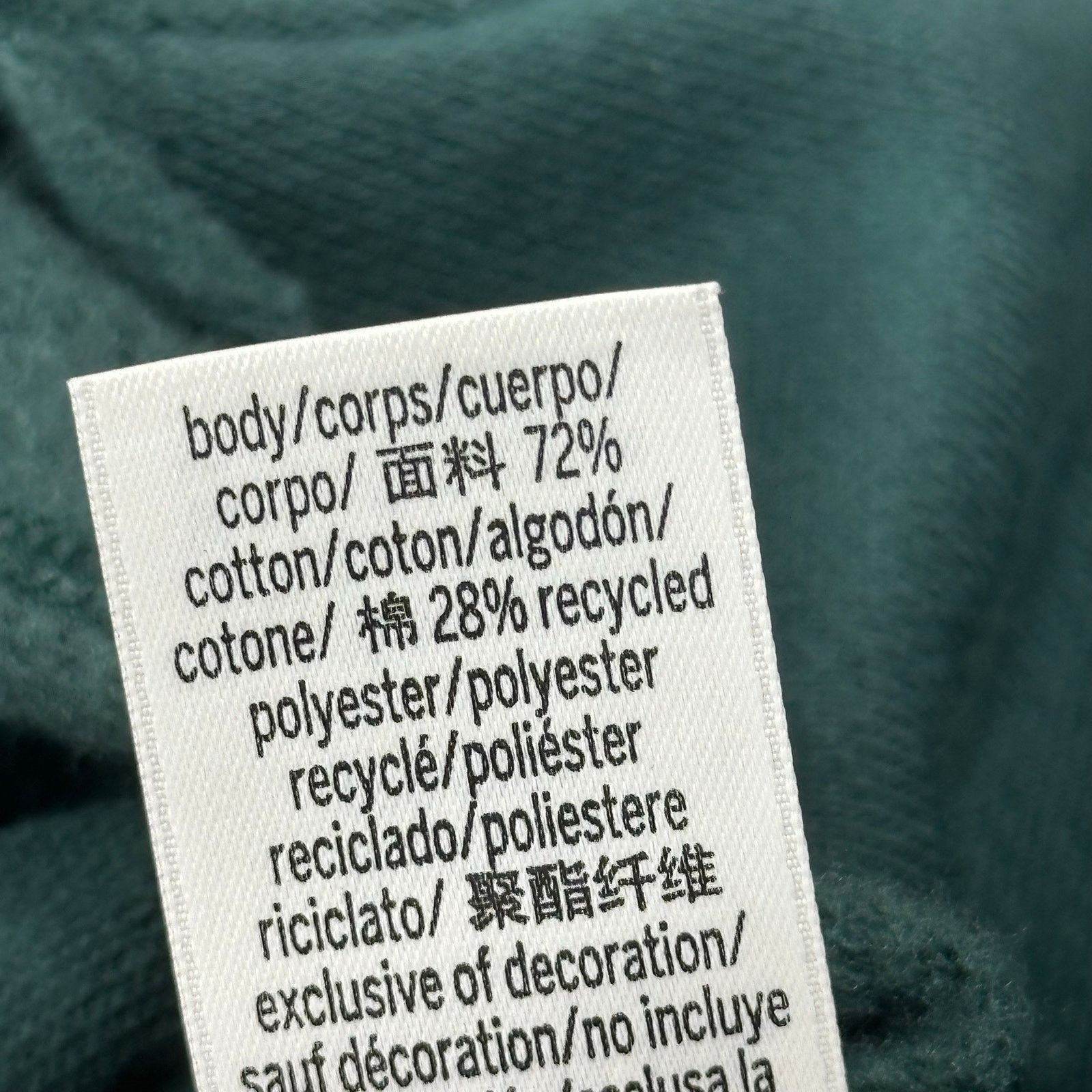 Pink Victoria's Secret Pink Boatneck Green Sweatshirt Size S Size S / US 4 / IT 40 - 6 Thumbnail