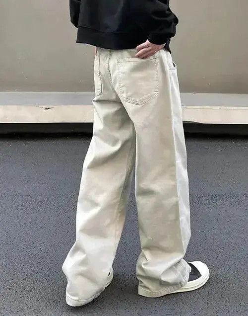 VIBE Straight-leg White Casual Jeans Size US 29 - 4 Thumbnail