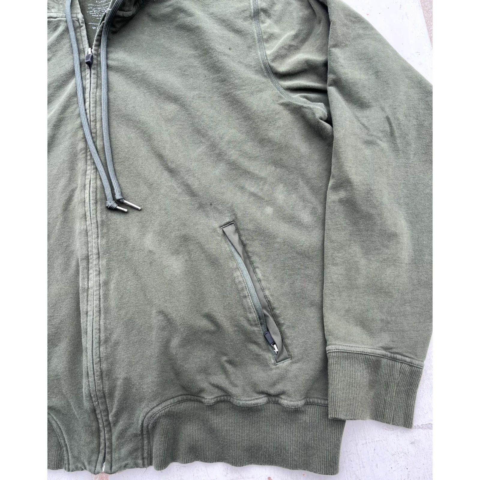 Vintage Mack Weldon Hoodie Green Solid Full-Zip XL Men’s Casual Outdoor 90s City Classic Logo Pockets Long Sleeve Sold? Size US XL / EU 56 / 4 - 7 Thumbnail