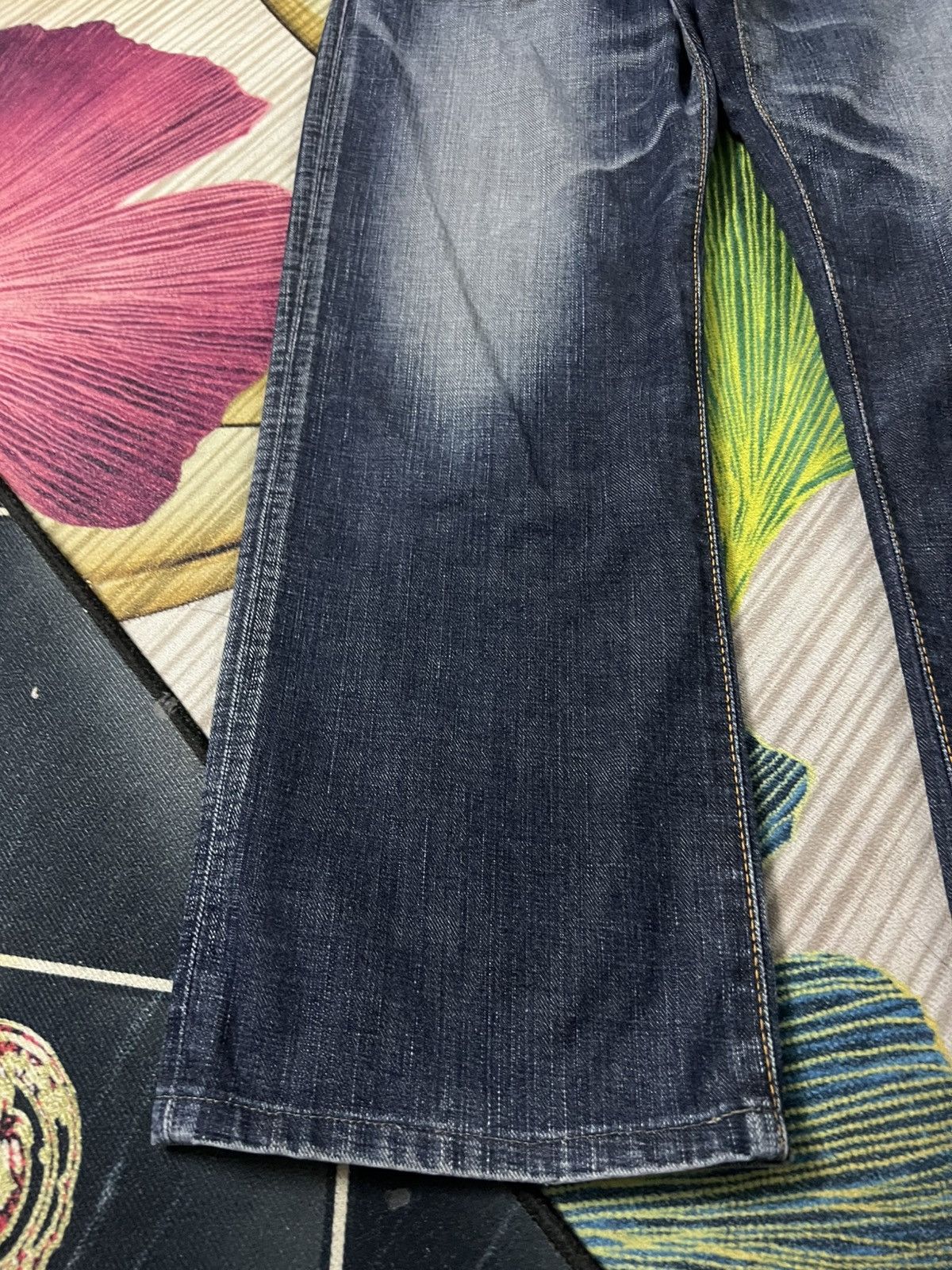 Edwin 💥Vintage Edwin Blue Trip Tokyo Japan Washed Jean Size US 31 - 4 Thumbnail