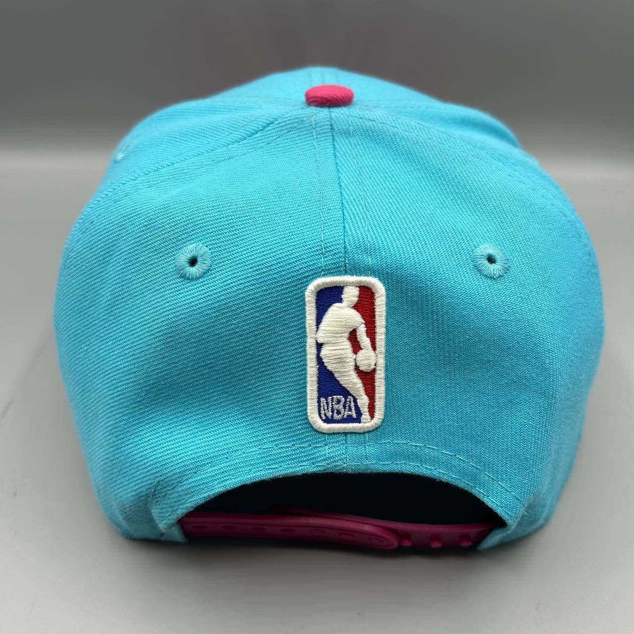 New Era Miami Heat Hat Men Blue NBA 9Fifty New Era Snap Back Cap New Size ONE SIZE - 8 Thumbnail