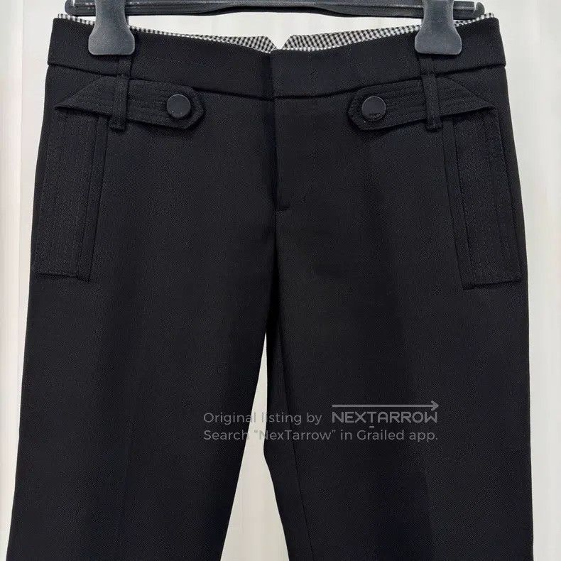 Gucci Gucci Black plaid stitched three-point trousers Size US 38 / EU 54 - 3 Thumbnail