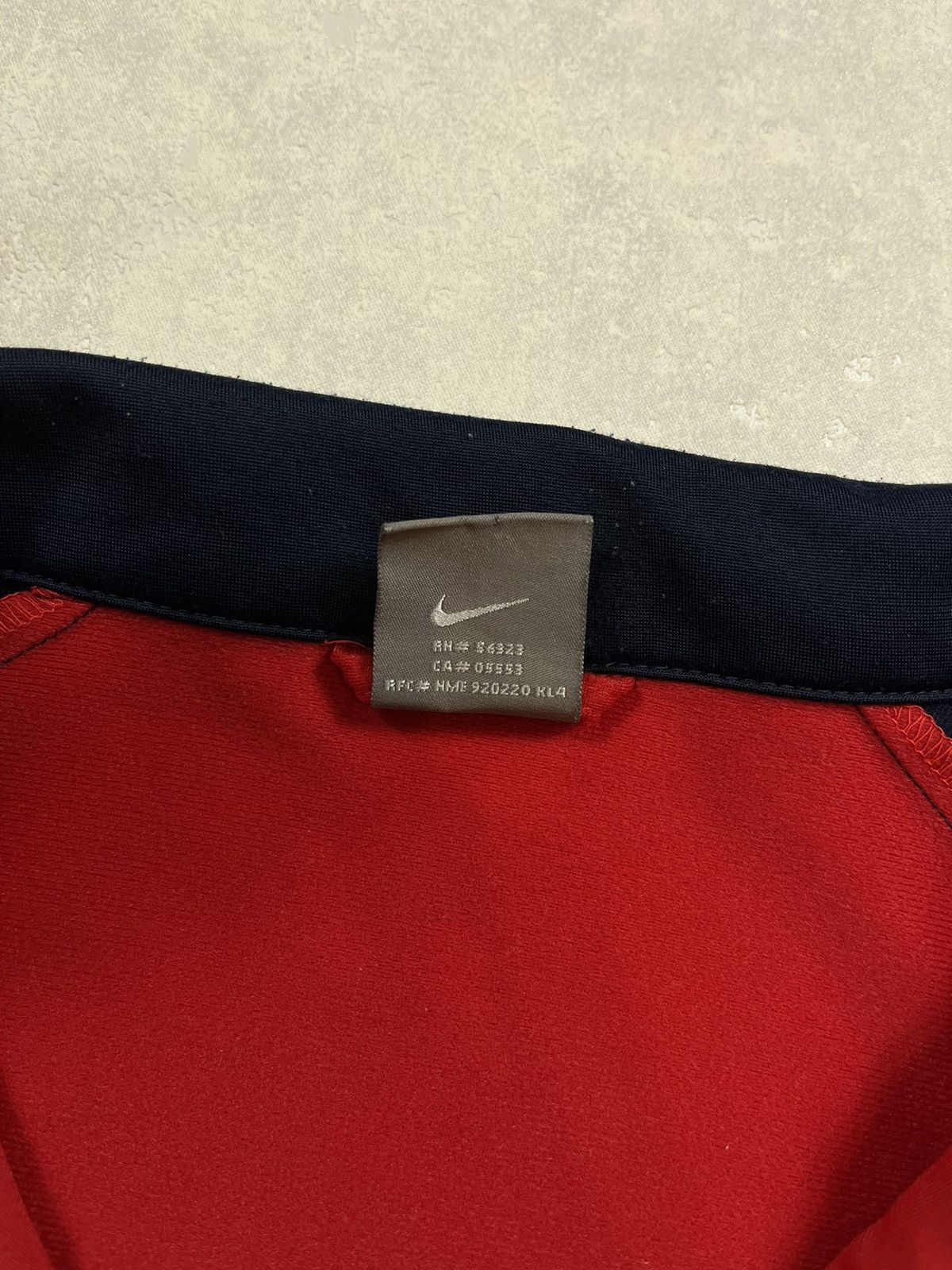 Nike × Vintage 90's NIKE RETRO Y2K SWOOSH LOGO TRACK JACKET Size US L / EU 52-54 / 3 - 5 Thumbnail