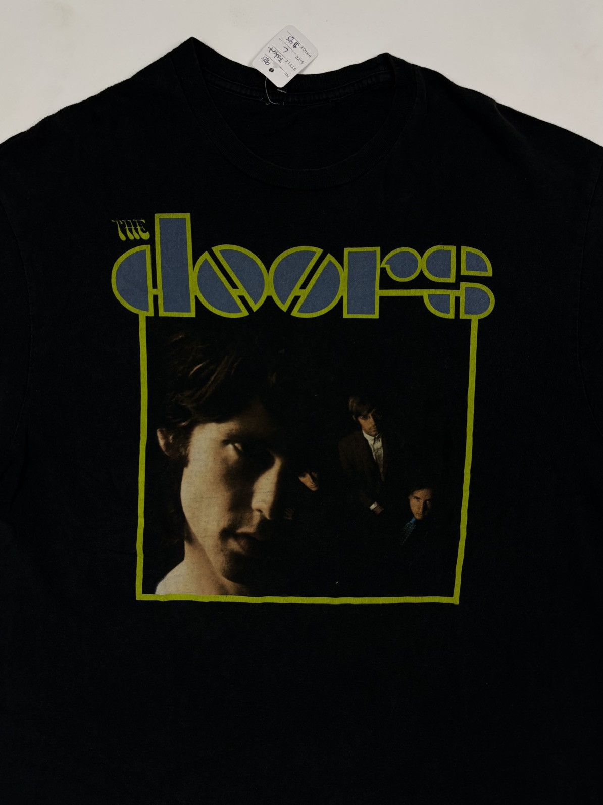 Band Tees 1990s The Doors Jim Morrison Portrait Tee Size US L / EU 52-54 / 3 - 2 Thumbnail
