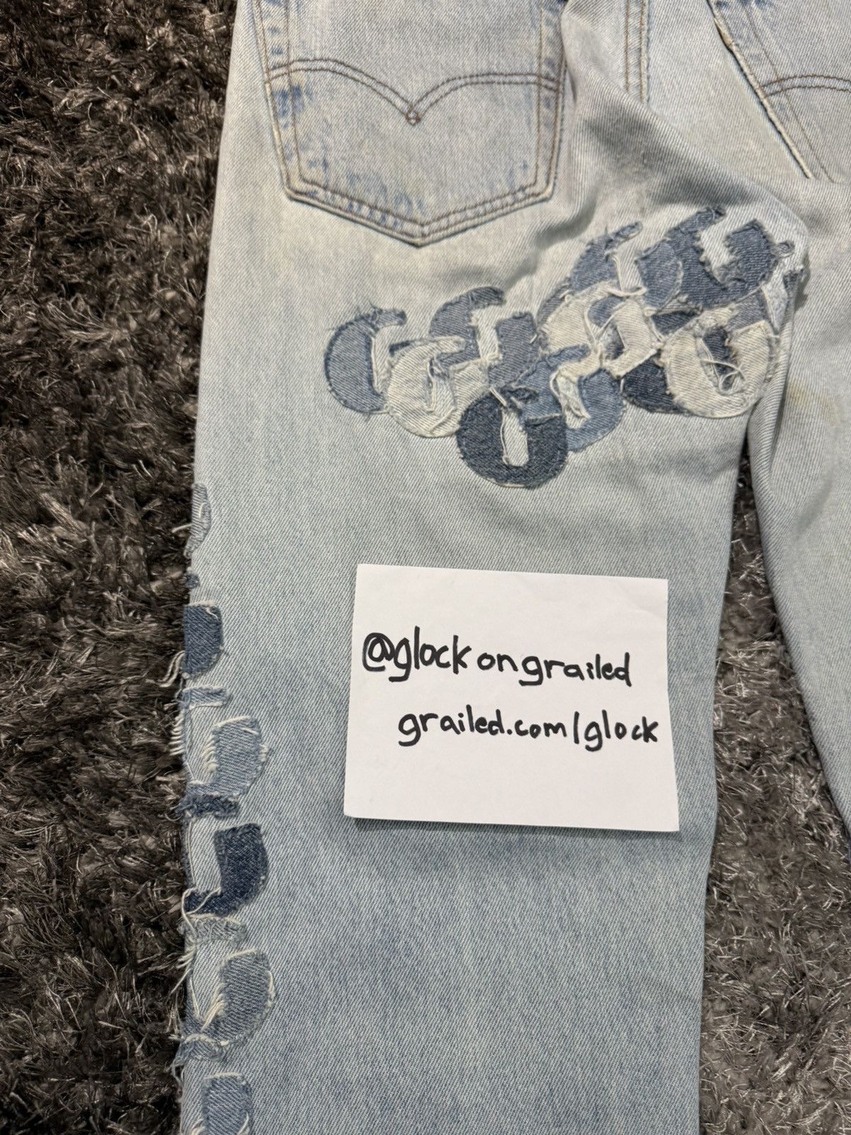 Gallery Dept. Gallery Dept Super Flooded G Patch Levi’s Denim Size 31x34 Size US 31 - 10 Thumbnail