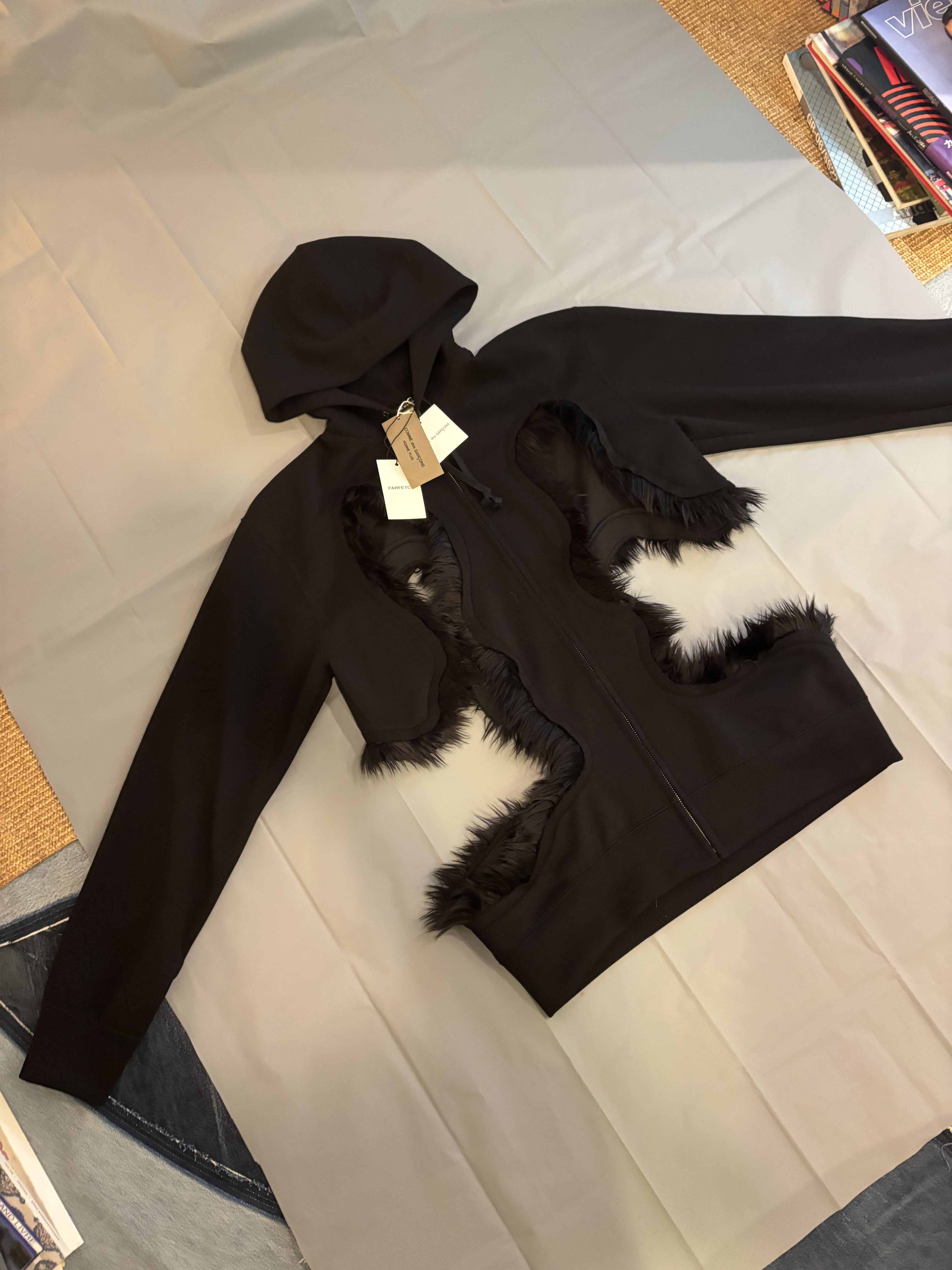 Comme des Garcons Sweat ajourée en poil Comme des Garçons Homme Plus Size US L / EU 52-54 / 3 - 2 Thumbnail