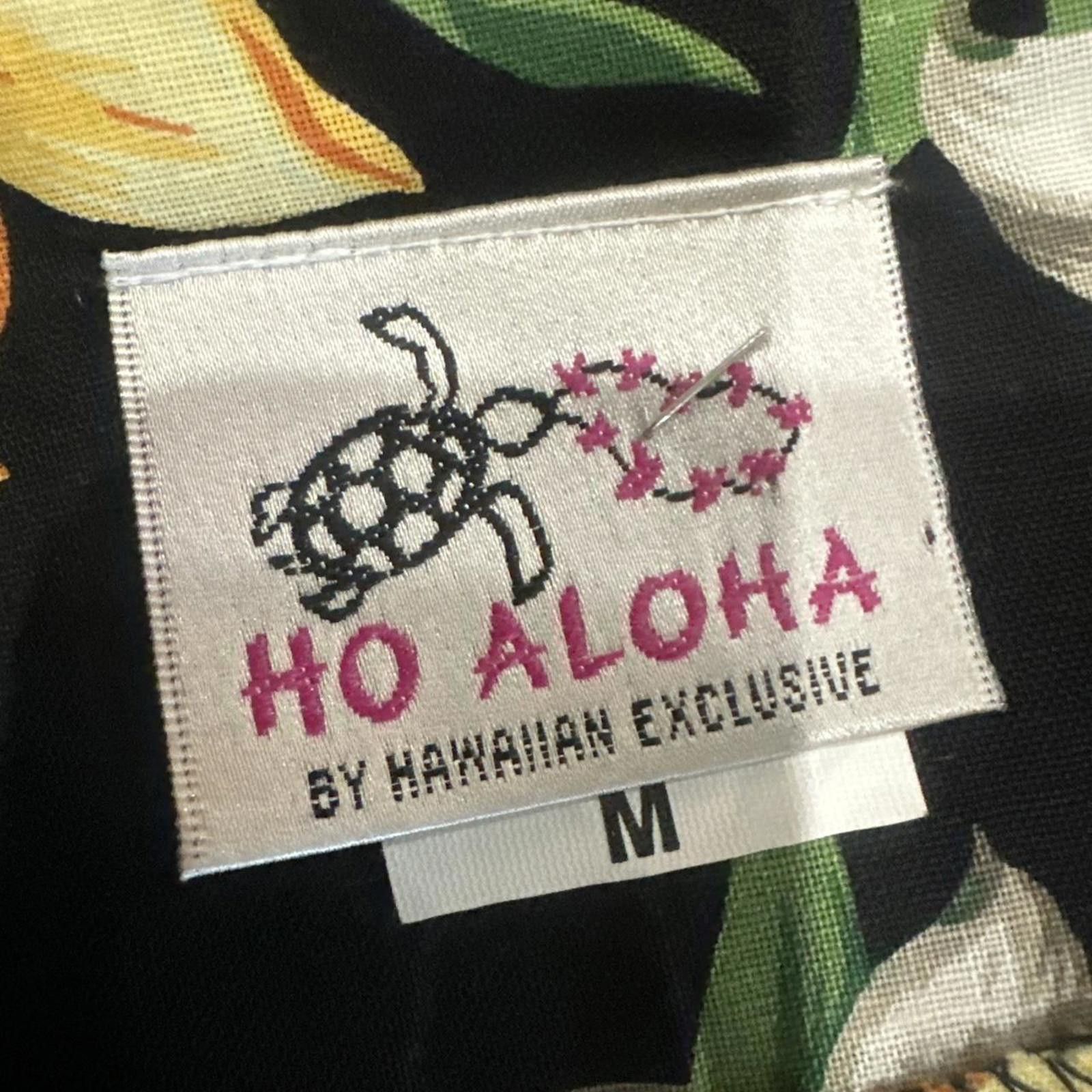 AlphaStyle Ho Aloha Vintage Floral Dress, Medium Size M / US 6-8 / IT 42-44 - 4 Thumbnail
