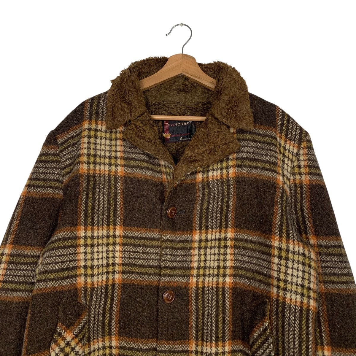 Towncraft TOWNCRAFT PENNEY Fleece Lined Wool Tartan Jacket #2936-C133 Size US M / EU 48-50 / 2 - 2 Thumbnail