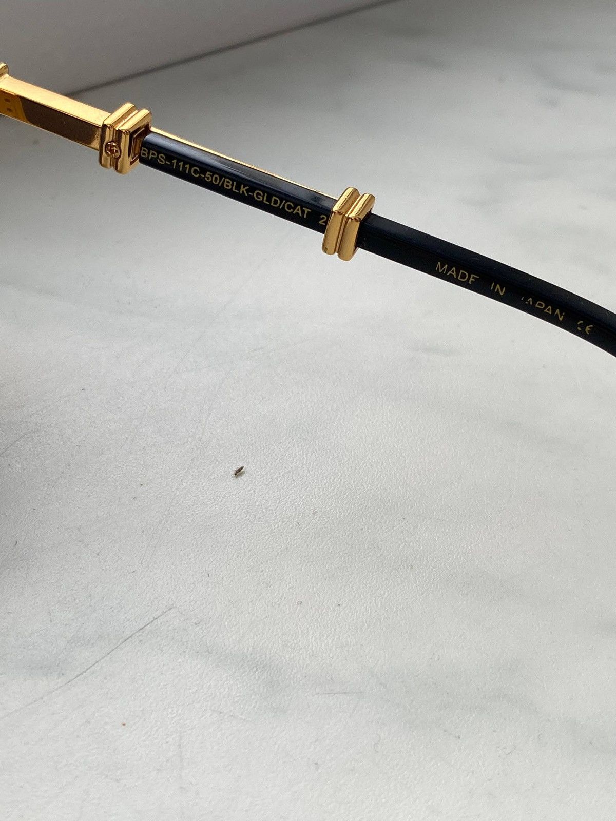 Balmain Vintage Balmain Brigade I Black / Gold Sunglasses Size ONE SIZE - 12 Thumbnail