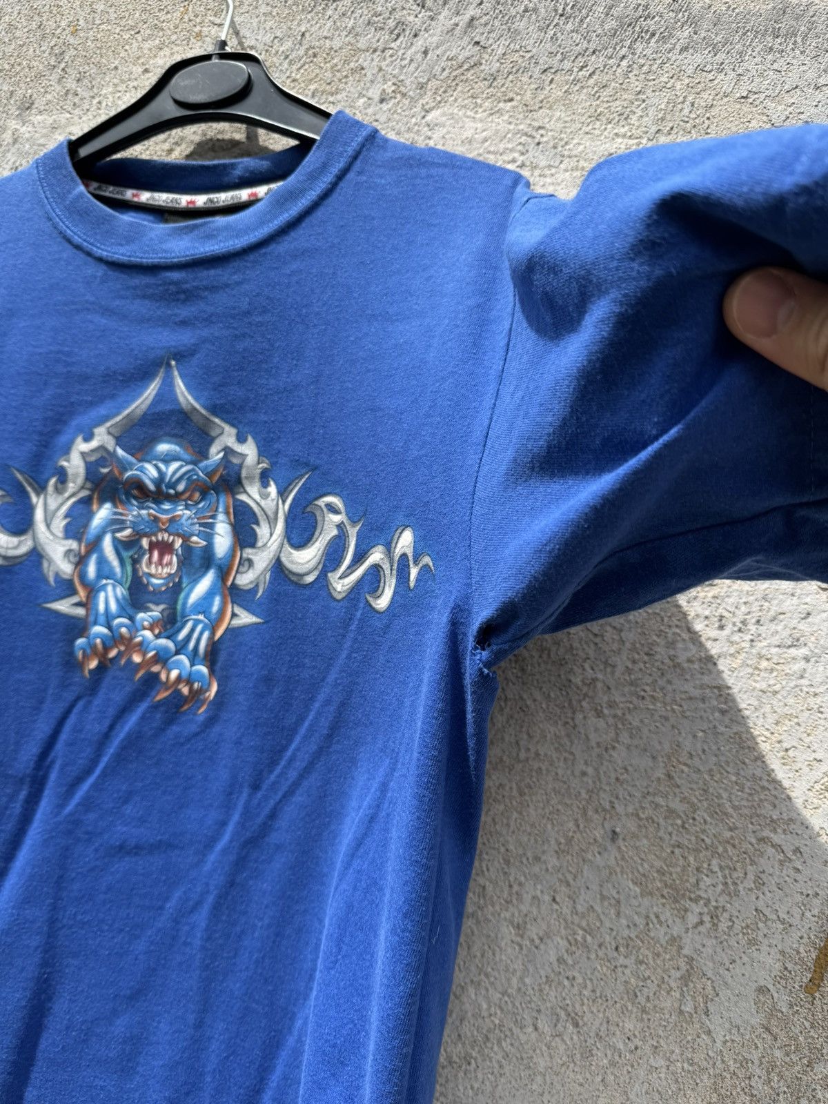 JNCO Vintage JNCO TIGER TRIBAL BLUE TSHIRT Y2K RAP Grunge Size US S / EU 44-46 / 1 - 8 Thumbnail