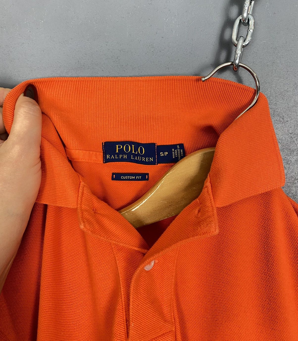 Polo Ralph Lauren Polo Ralph Lauren Custom Fit Polo Shirt Size S Top Orange Size US S / EU 44-46 / 1 - 6 Thumbnail