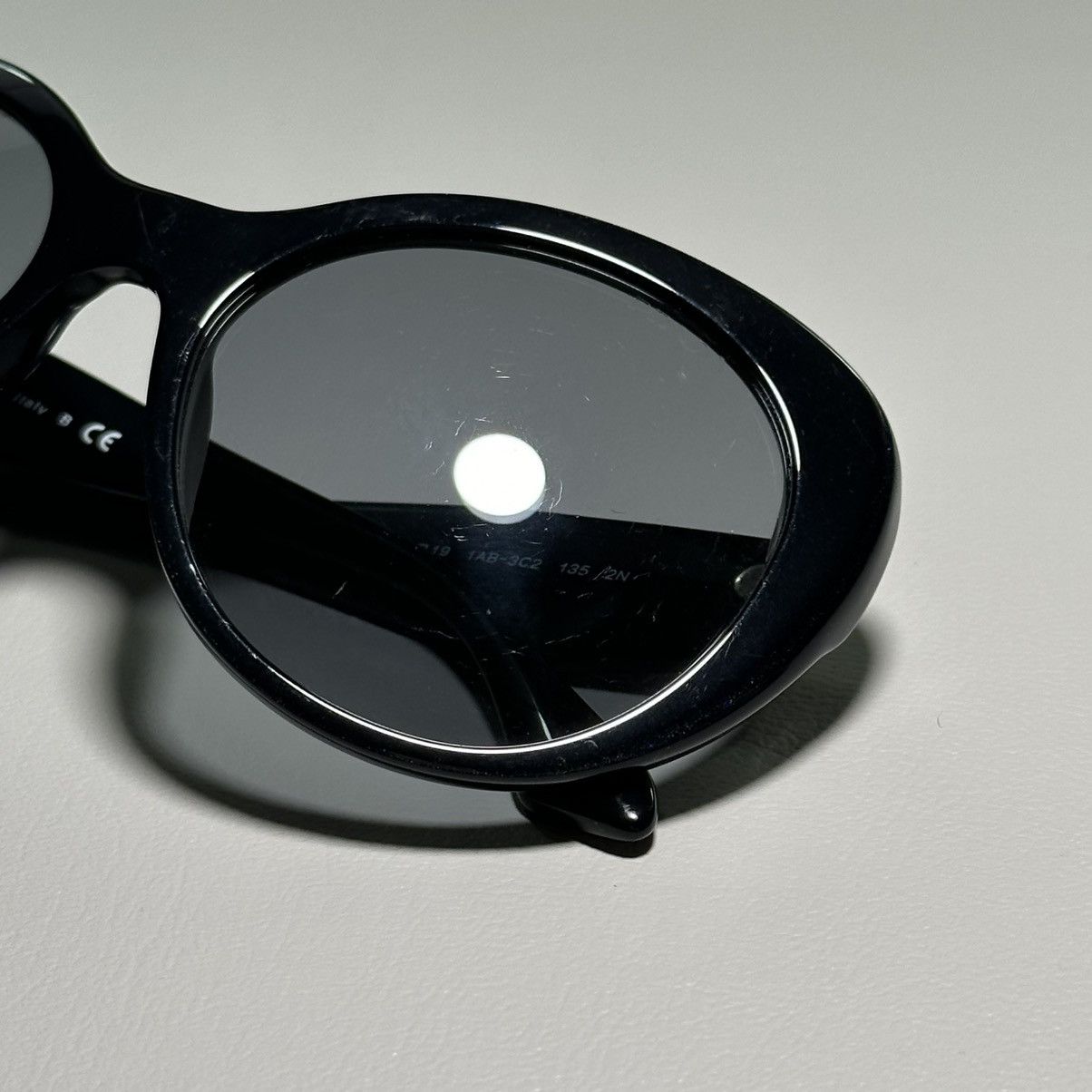 Prada Prada Milano SPR26Q Oversized Cat Eye Black Sunglasses Size ONE SIZE - 8 Thumbnail