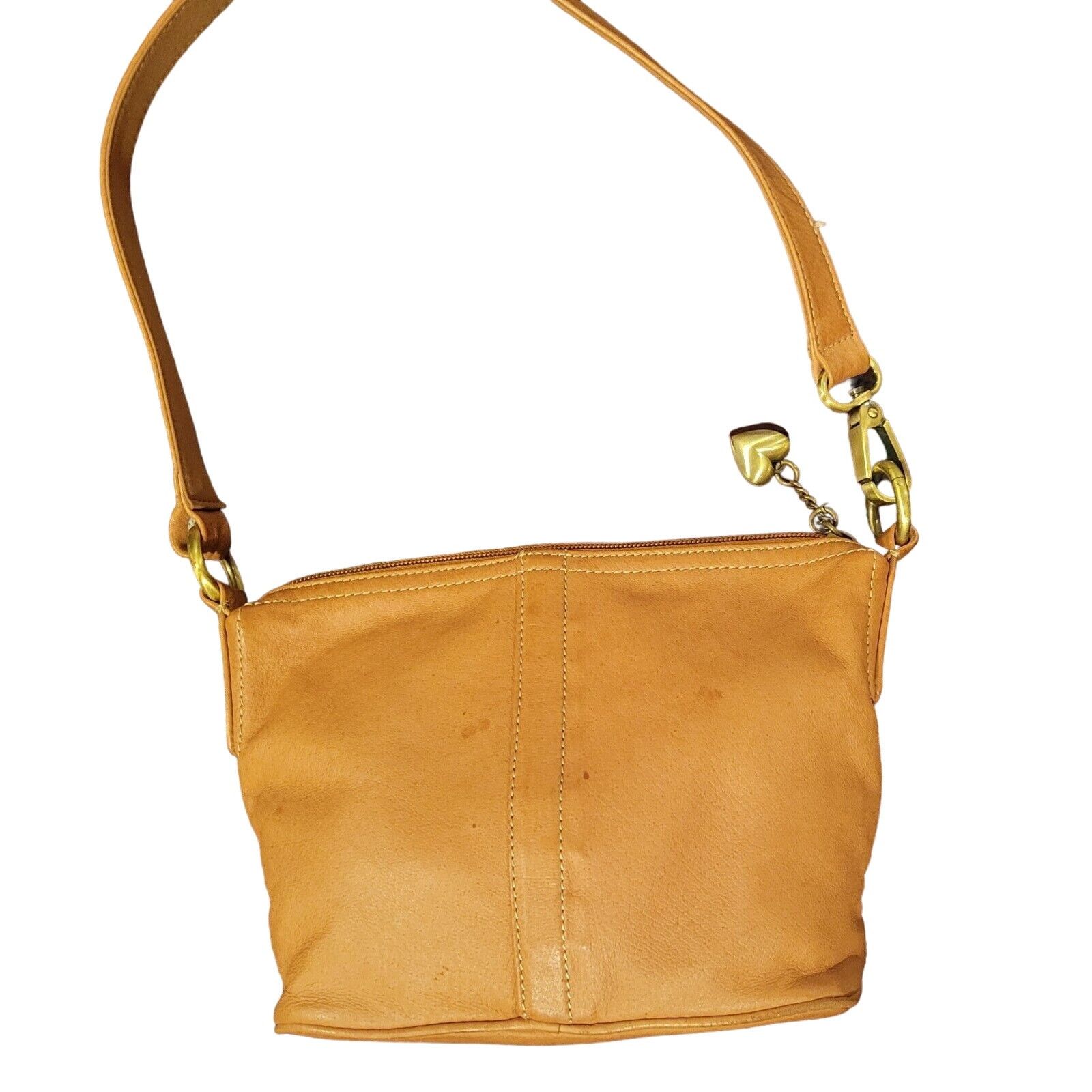 St. Johns Bay St. Johns Bay Genuine Tan Leather Purse Bag Great Condition Size ONE SIZE - 2 Thumbnail