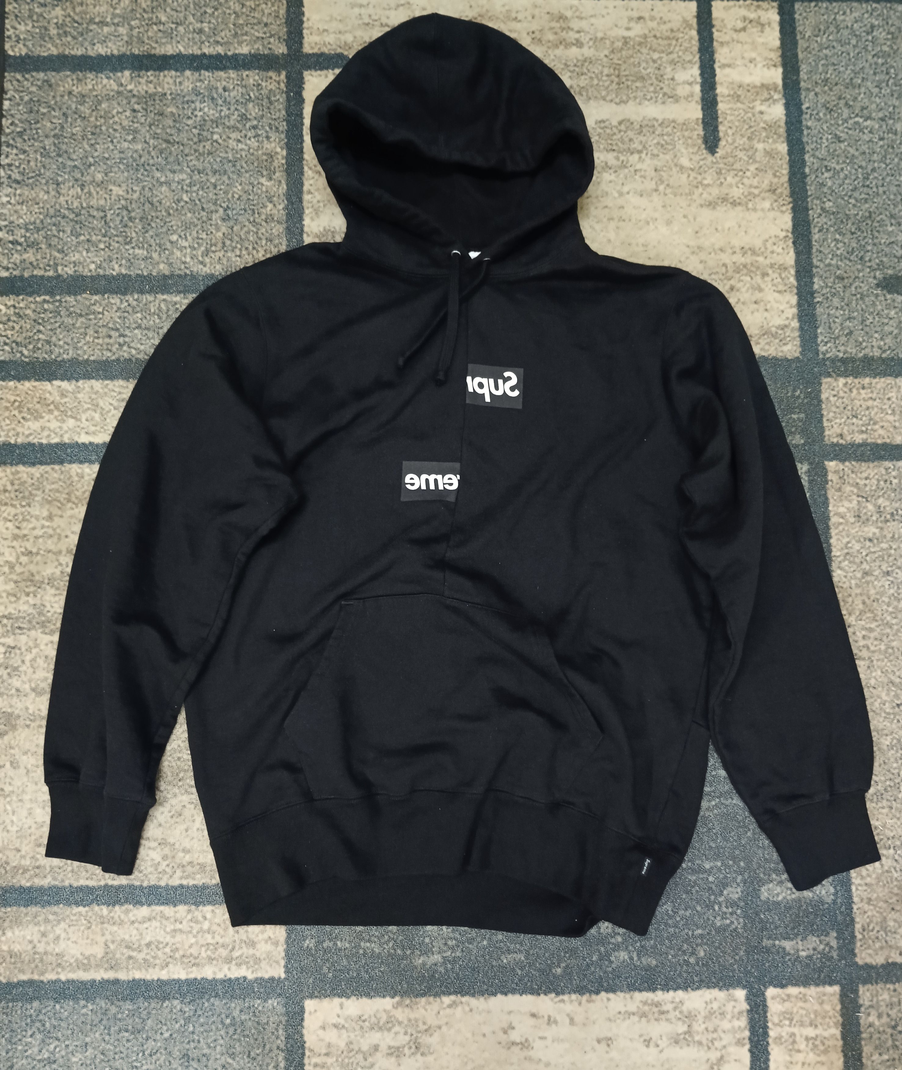 Comme des Garcons Supreme SUPREME X COMME DES GARCONS SPLIT HOODIE Grailed