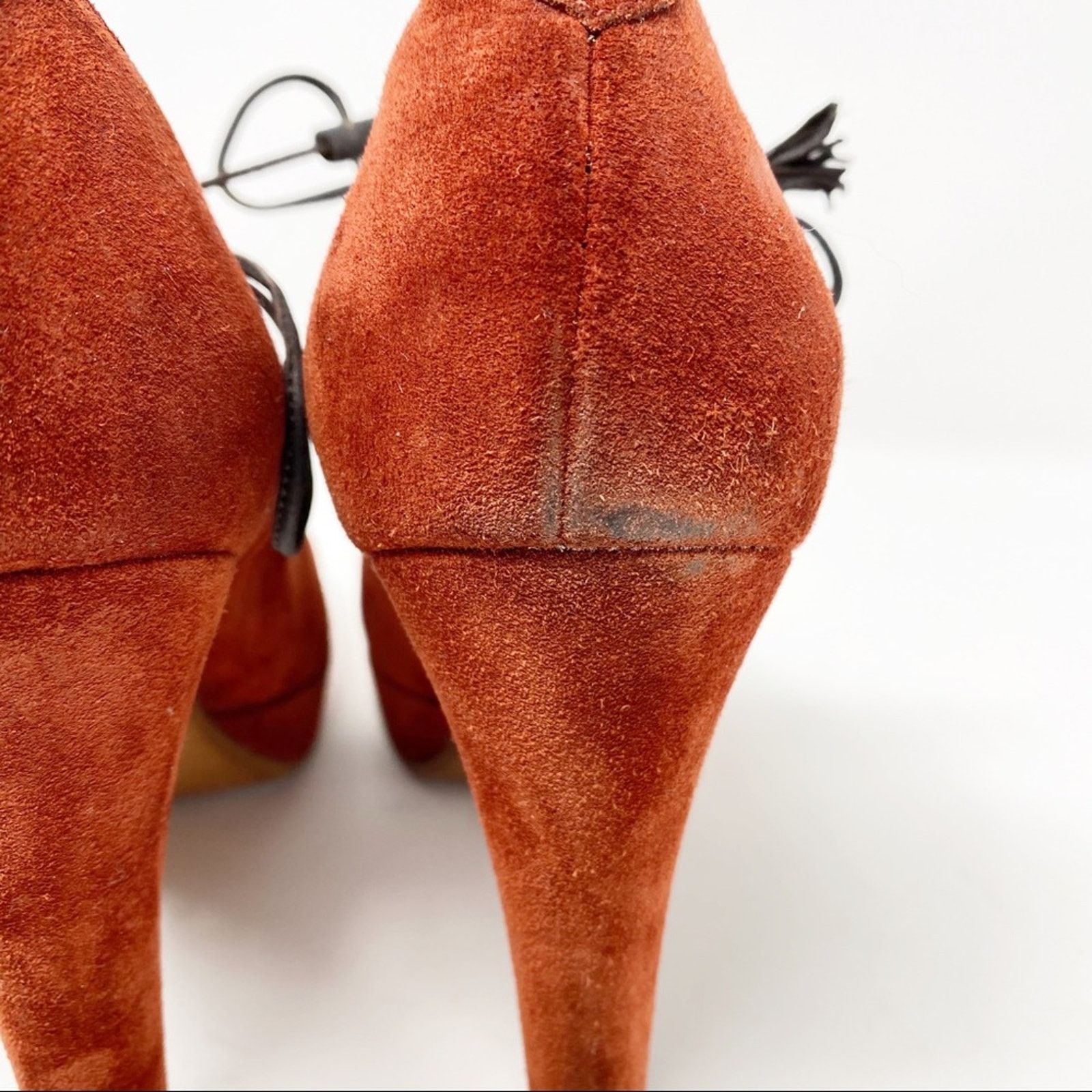 Rag & Bone RAG & BONE Bailey Suede Platform Heels in Size 40 Size US 10 / IT 40 - 7 Thumbnail