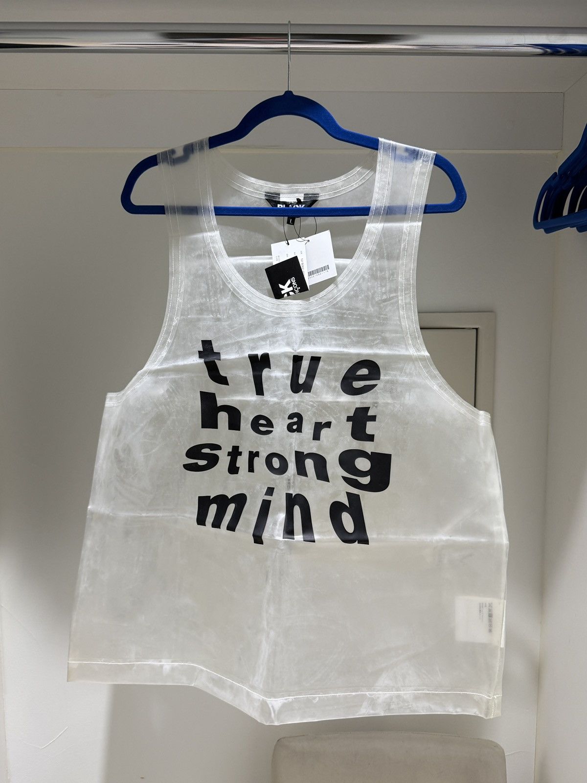 Comme des Garcons Comme des Garçons True Heart Strong Mind Tank Top – L Size US L / EU 52-54 / 3 - 2 Thumbnail