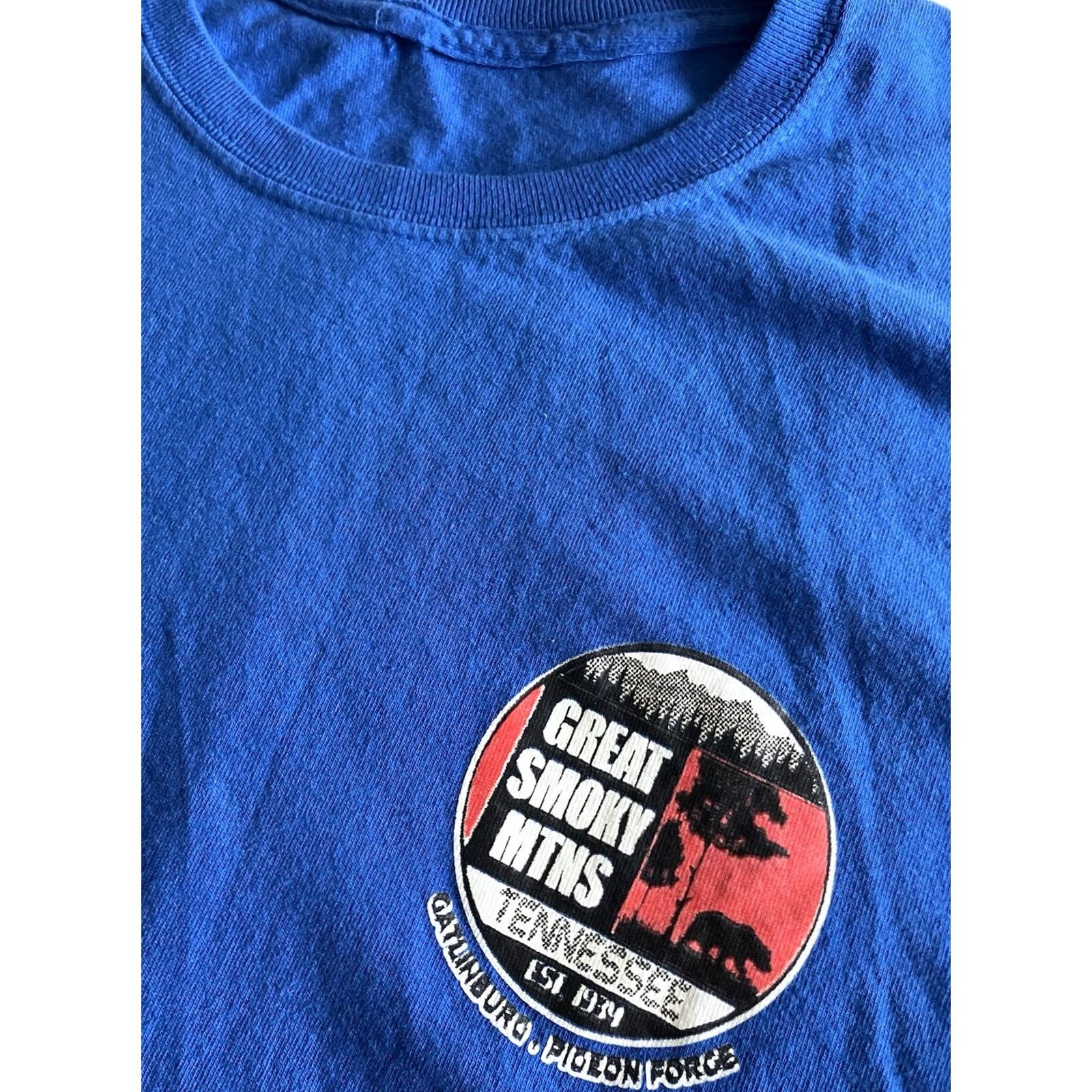 Vintage Vintage 90s Pigeon Forge Tennessee Shirt L Blue Bear Graphic Print Size US L / EU 52-54 / 3 - 2 Thumbnail