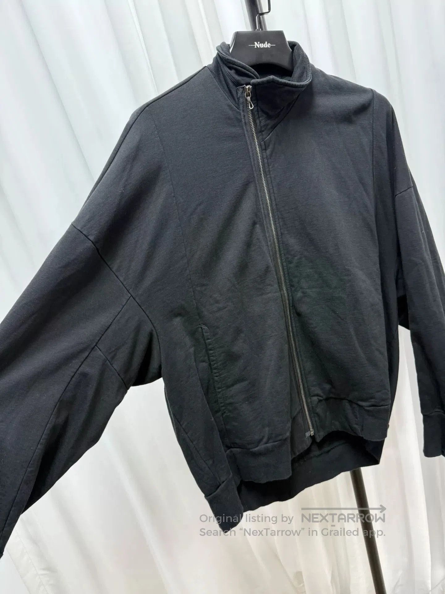 Comme des Garcons Homme Plus Bat Wing Sleeve Jacket in Black. Size US L / EU 52-54 / 3 - 4 Thumbnail