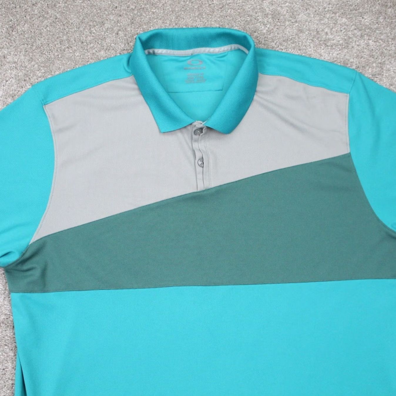 Oakley Oakley Polo Shirt Mens 2XL XXL Green Hydrolix Regular Fit Short Sleeve Polo Shirt Mens Green Hydrolix Regular Fit Short Sleeve Size US XXL / EU 58 / 5 - 7 Thumbnail