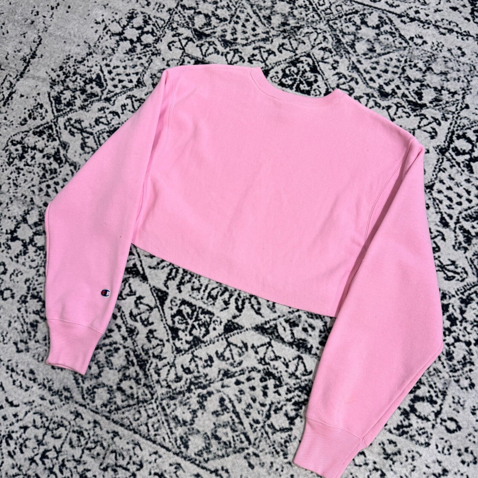 Champion × Vintage Champion Pink Cotton Crewneck Size S Cropped USA Weave Fi Size US S / EU 44-46 / 1 - 10 Thumbnail
