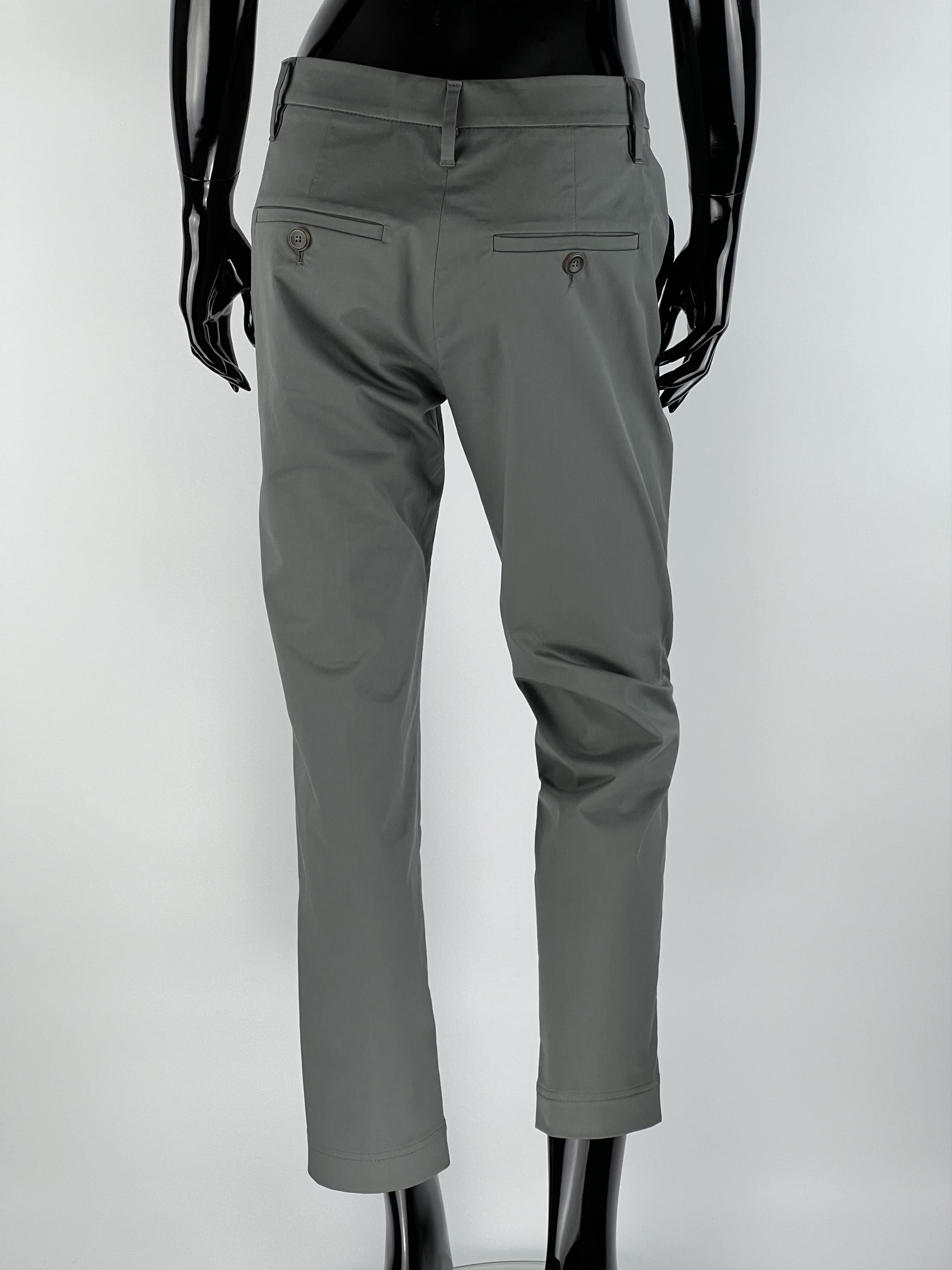 Brunello Cucinelli Brunello Cucinelli Cropped Cotton Trousers Pants Size IT42 Size 28" / US 6 / IT 42 - 3 Thumbnail