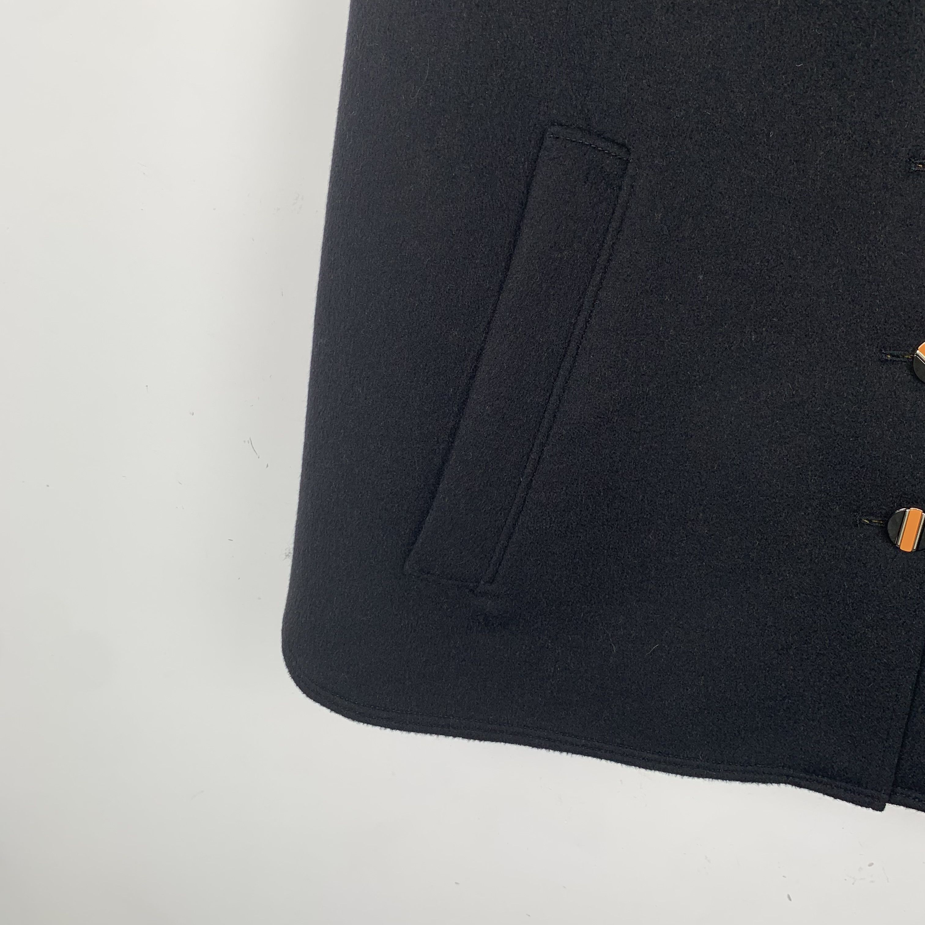 Louis Vuitton Louis Vuitton Black Monogram WoolCape Coat 36 XS Size XS / US 0-2 / IT 36-38 - 6 Thumbnail