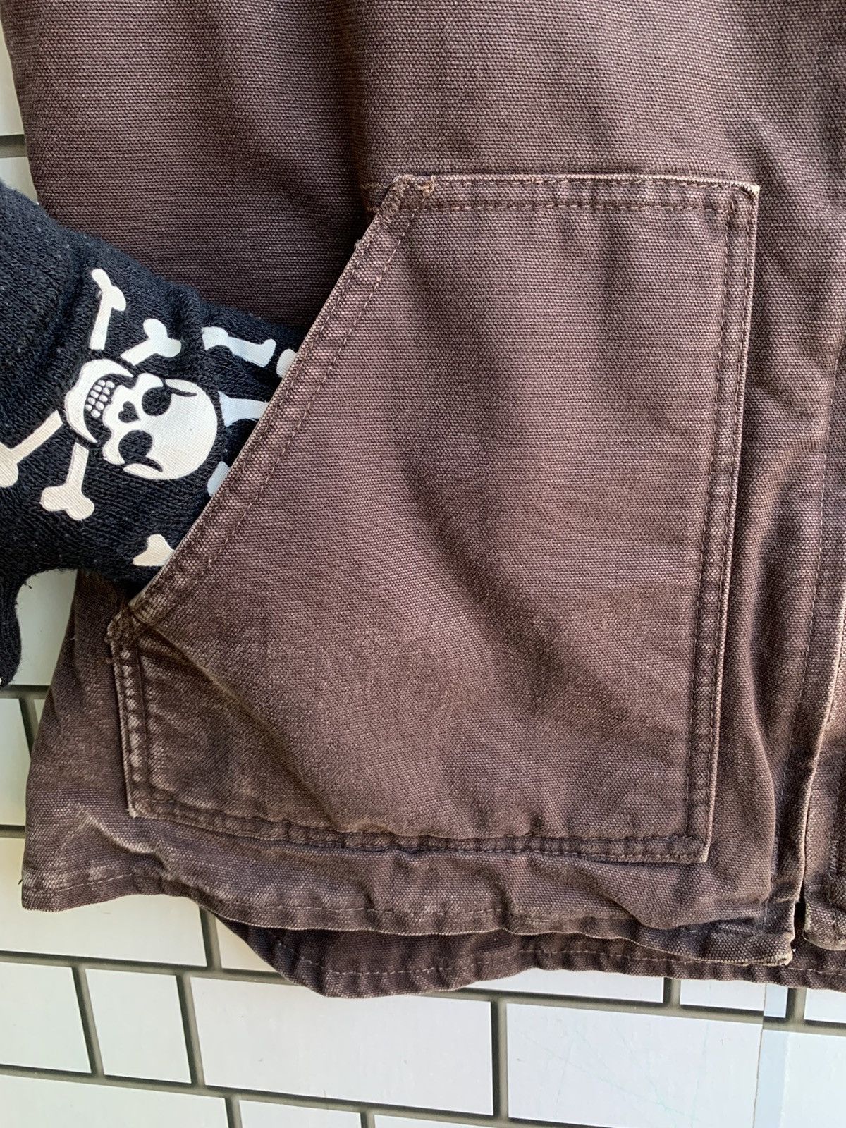 Vintage Vintage Crazy Carhartt Vest Jacket Size L / US 10 / IT 46 - 9 Thumbnail