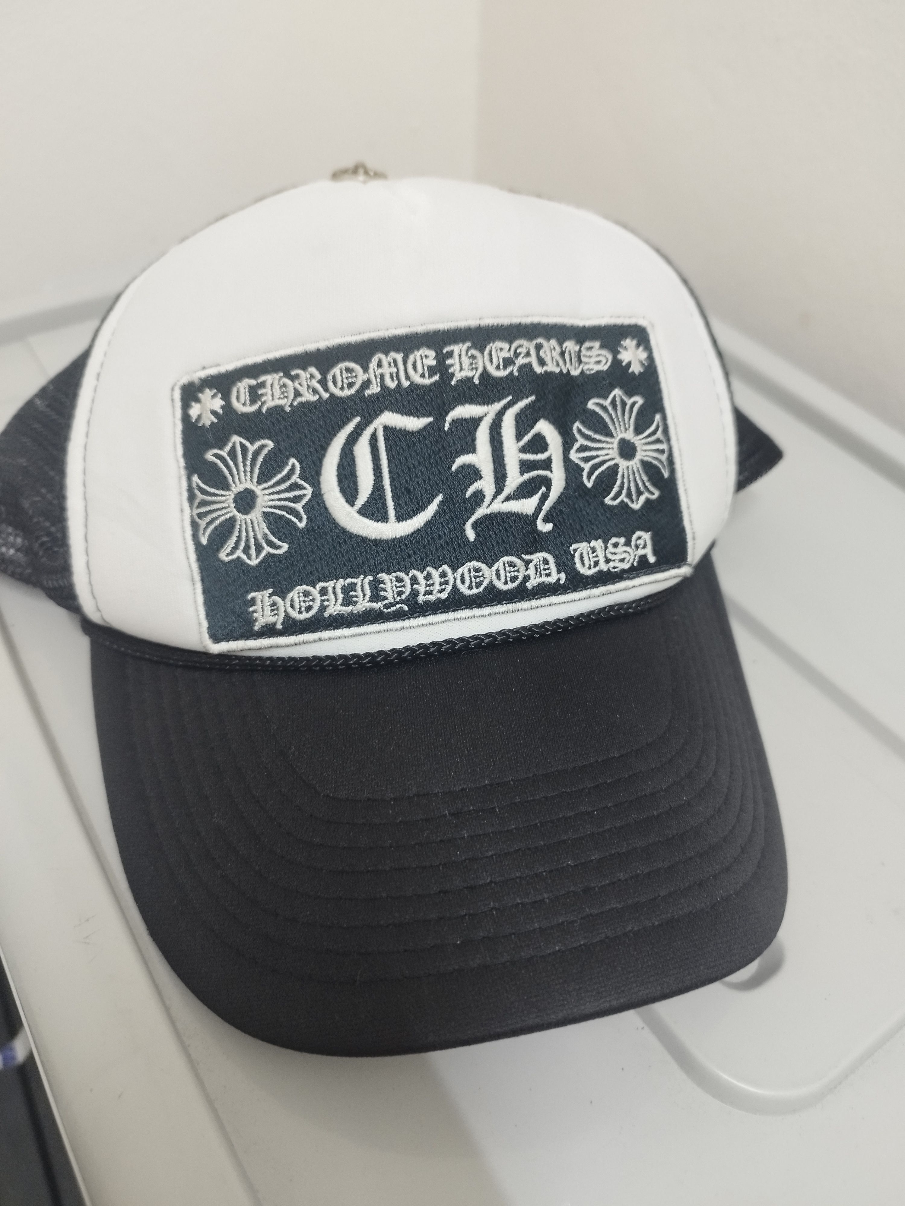 Chrome Hearts Vintage Chrome Hearts CH Hollywood Trucker Hat Otto Size ONE SIZE - 2 Thumbnail