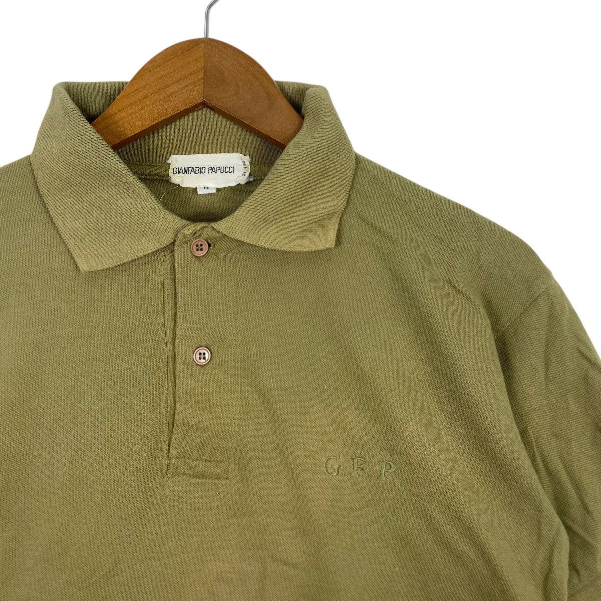 Vintage Gianfabio Papucci Polo Tee Shirt Size US S / EU 44-46 / 1 - 3 Thumbnail