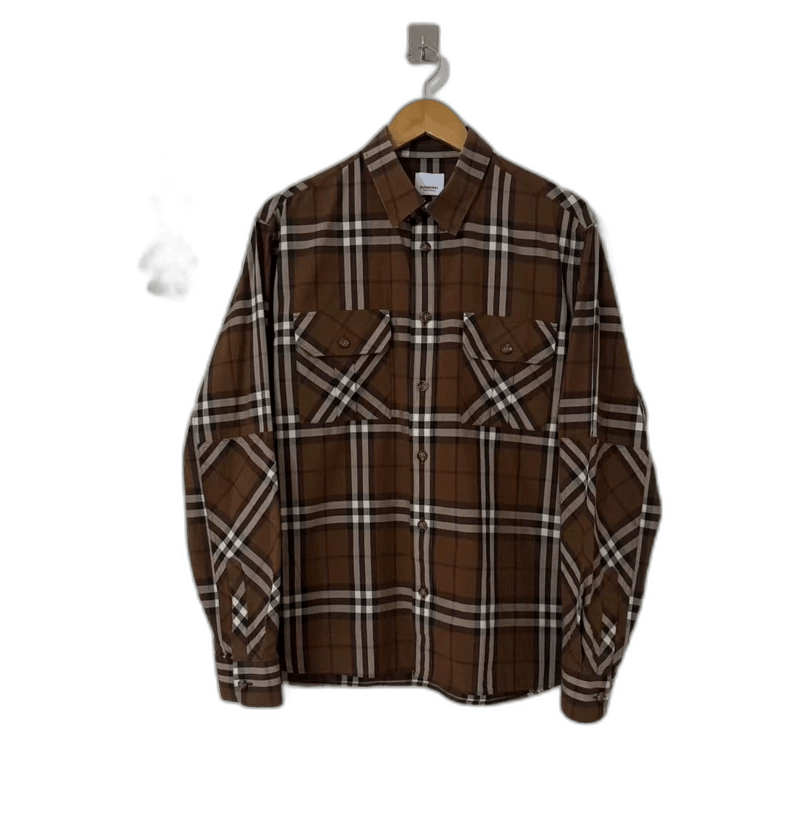 Burberry Burberry Checkered Shirt with Double Pockets Size US M / EU 48-50 / 2 - 1 Thumbnail
