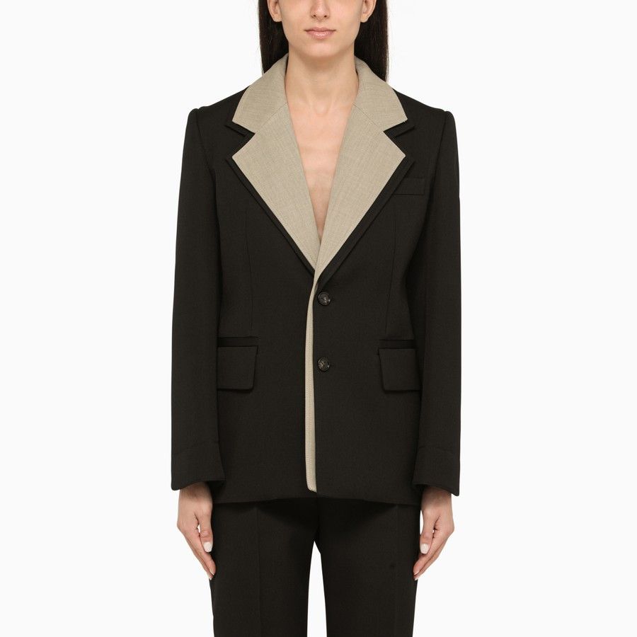 image of Bottega Veneta O1D2Blof01223 Jacket In Black, Women's (Size Small)