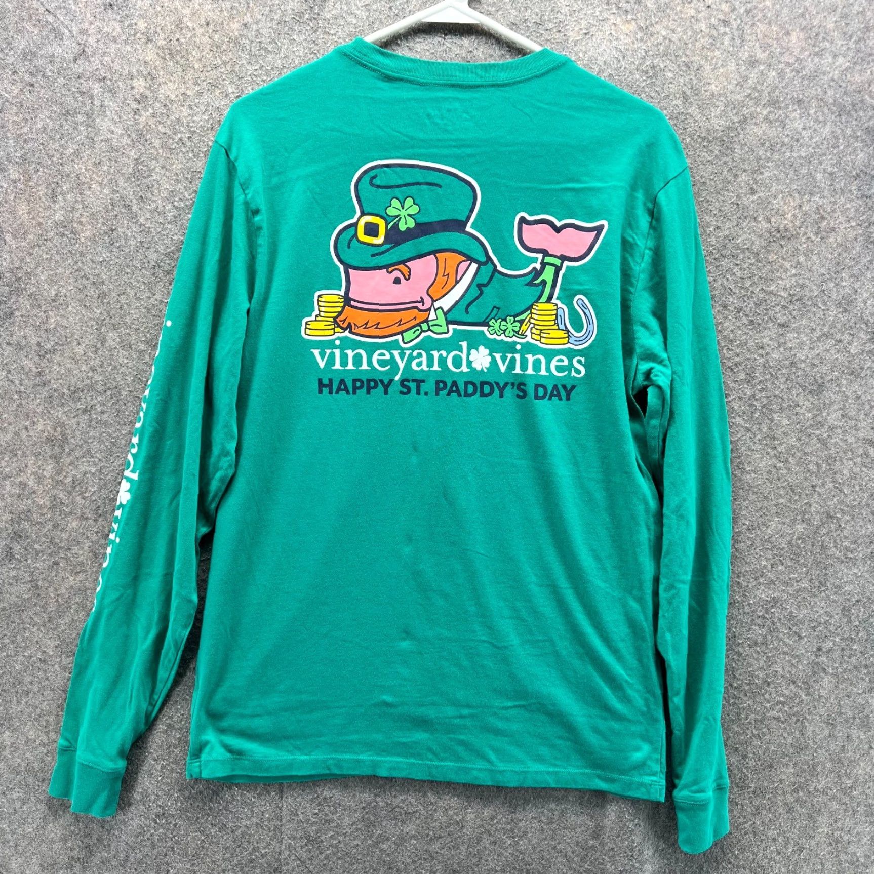 Vineyard Vines Vineyard Vines Shirt Mens Small Green Crewneck Whale Pocket Tee St Paddys Day Shirt Mens Small Green Crewneck Whale Pocket Tee Size US S / EU 44-46 / 1 - 2 Thumbnail