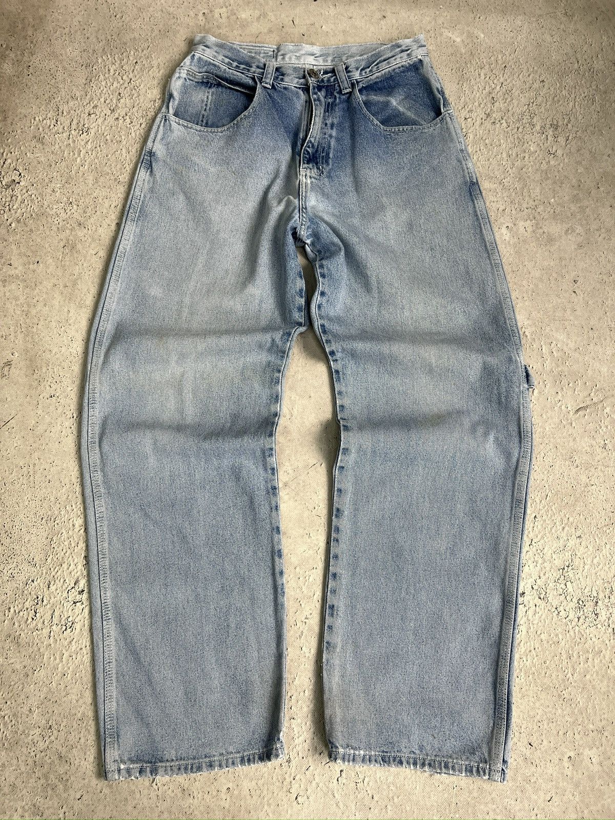 Diesel Wide leg distressed baggy rap jeans y2k Size US 30 / EU 46 - 1 Thumbnail