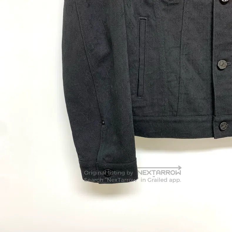 Louis Vuitton Louis Vuitton Black dark full print denim jacket Size US S / EU 44-46 / 1 - 6 Thumbnail