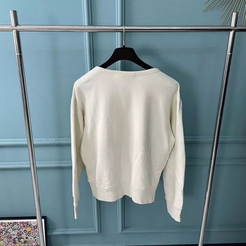Gucci Gucci Big logo beige white big logo sweatshirt 2503-Nextarr Size US XS / EU 42 / 0 - 2 Thumbnail
