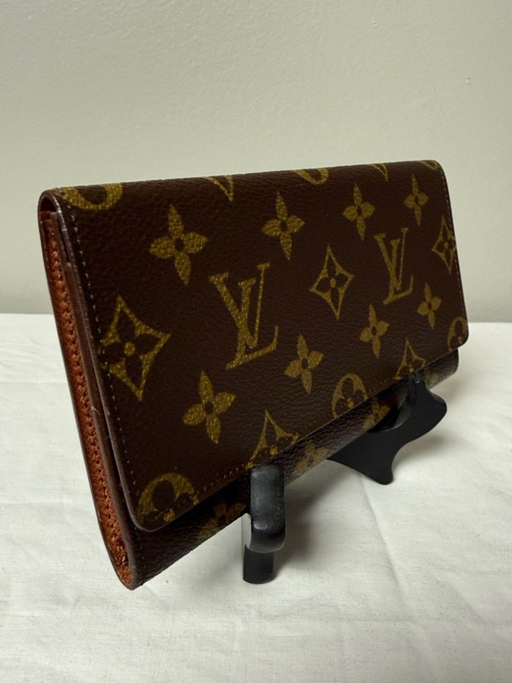 Louis Vuitton Louis Vuitton Monogram Porte Yen 3 Cartes Long Wallet Franc Size ONE SIZE - 4 Thumbnail