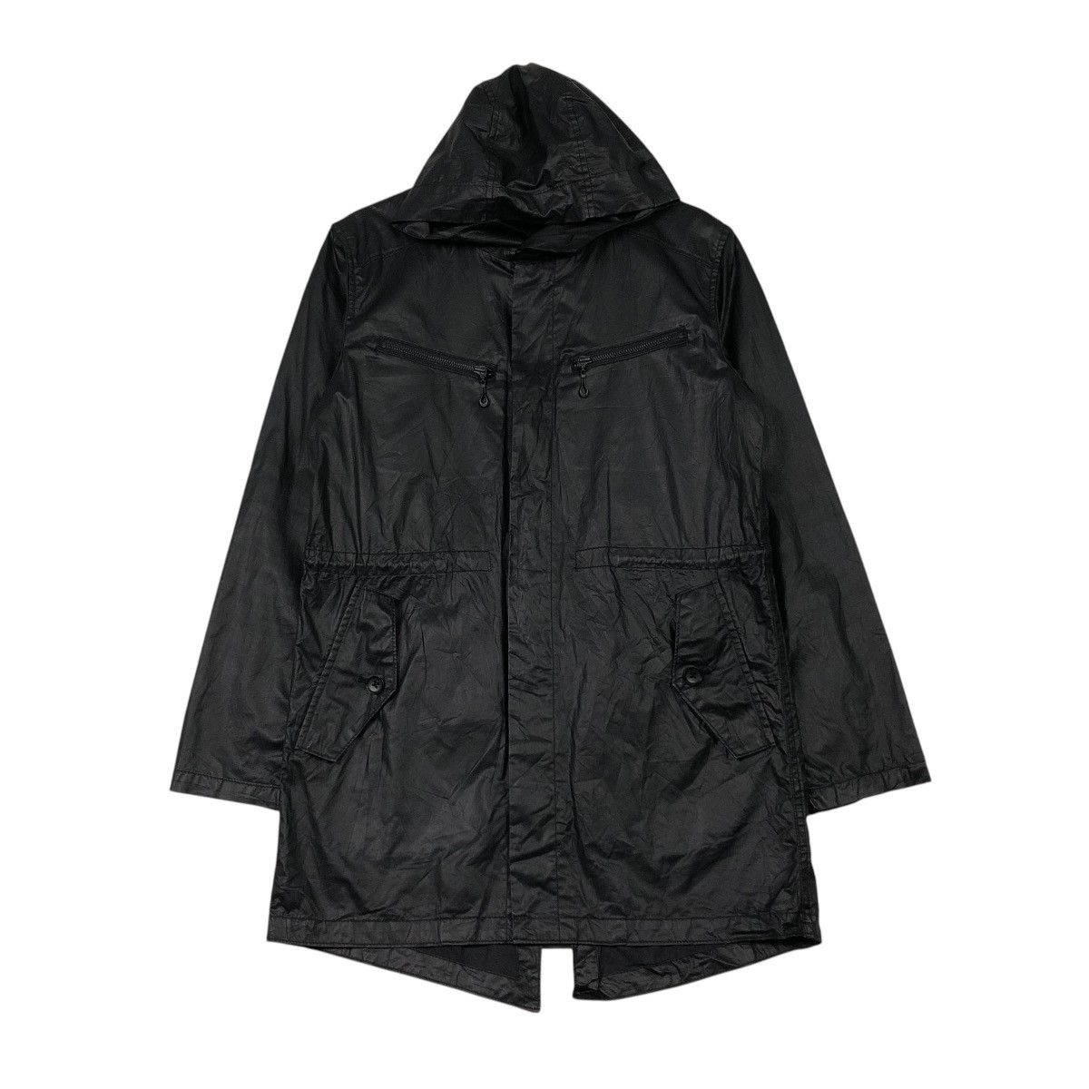 Japanese Brand VINTAGE HUNTING UTILITY BIKER JACKET MALE & CO ISSEY MIYAKE Size US M / EU 48-50 / 2 - 2 Thumbnail