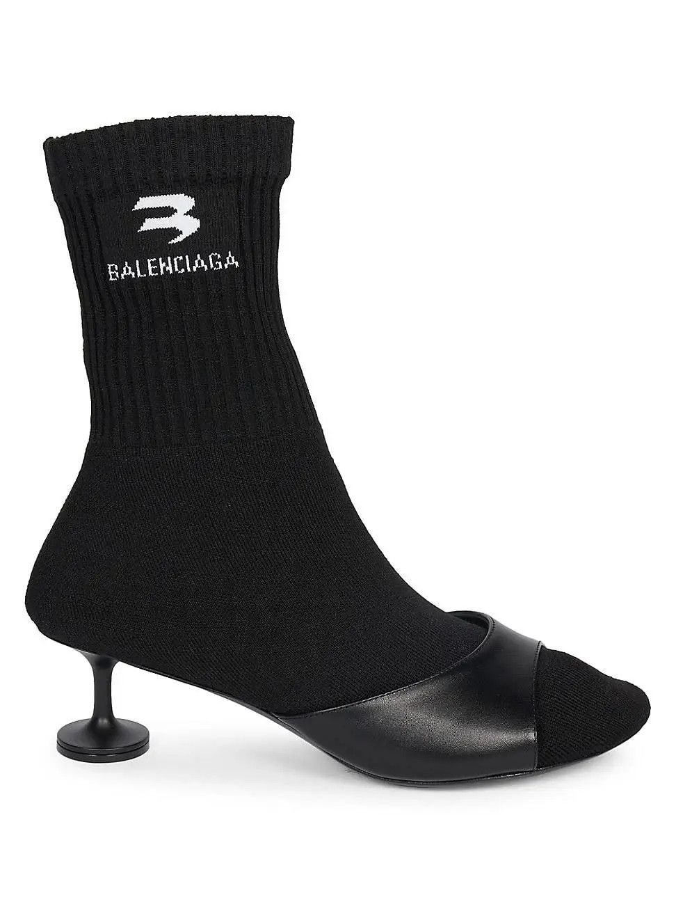 Balenciaga o1bcso1str0225 Sock 50mm Booties in Black Size US 8.5 / IT 38.5 - 1 Thumbnail