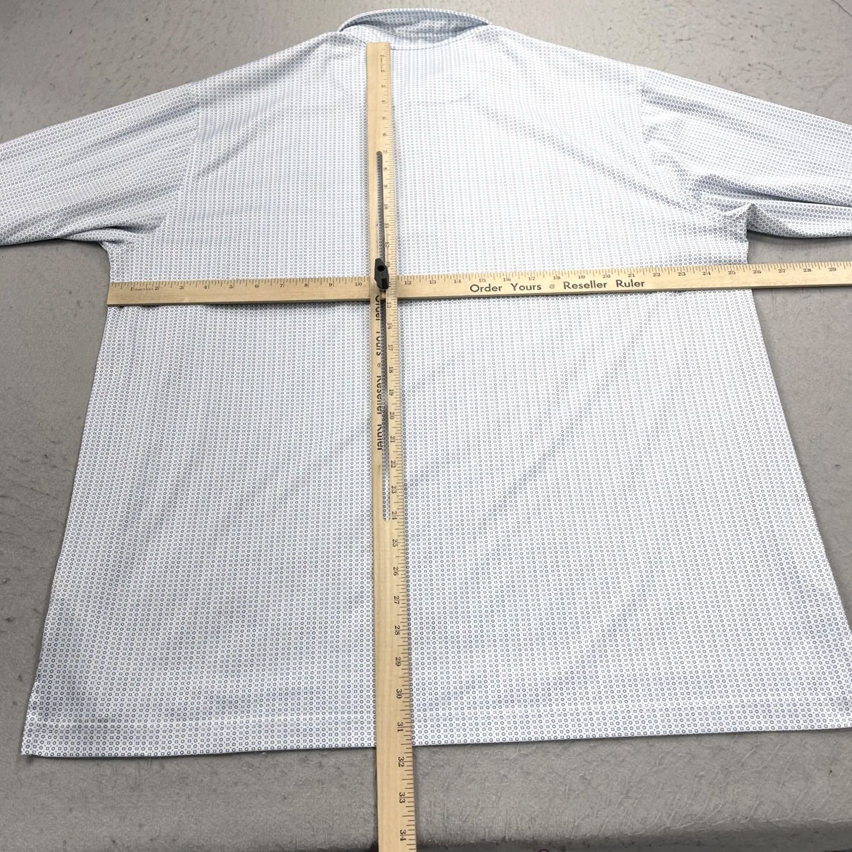 Vintage Donald Ross Polo Shirt Mens XL White Abstract Geometric O Link Golf Long Sleeve Polo Shirt Size US XL / EU 56 / 4 - 7 Thumbnail