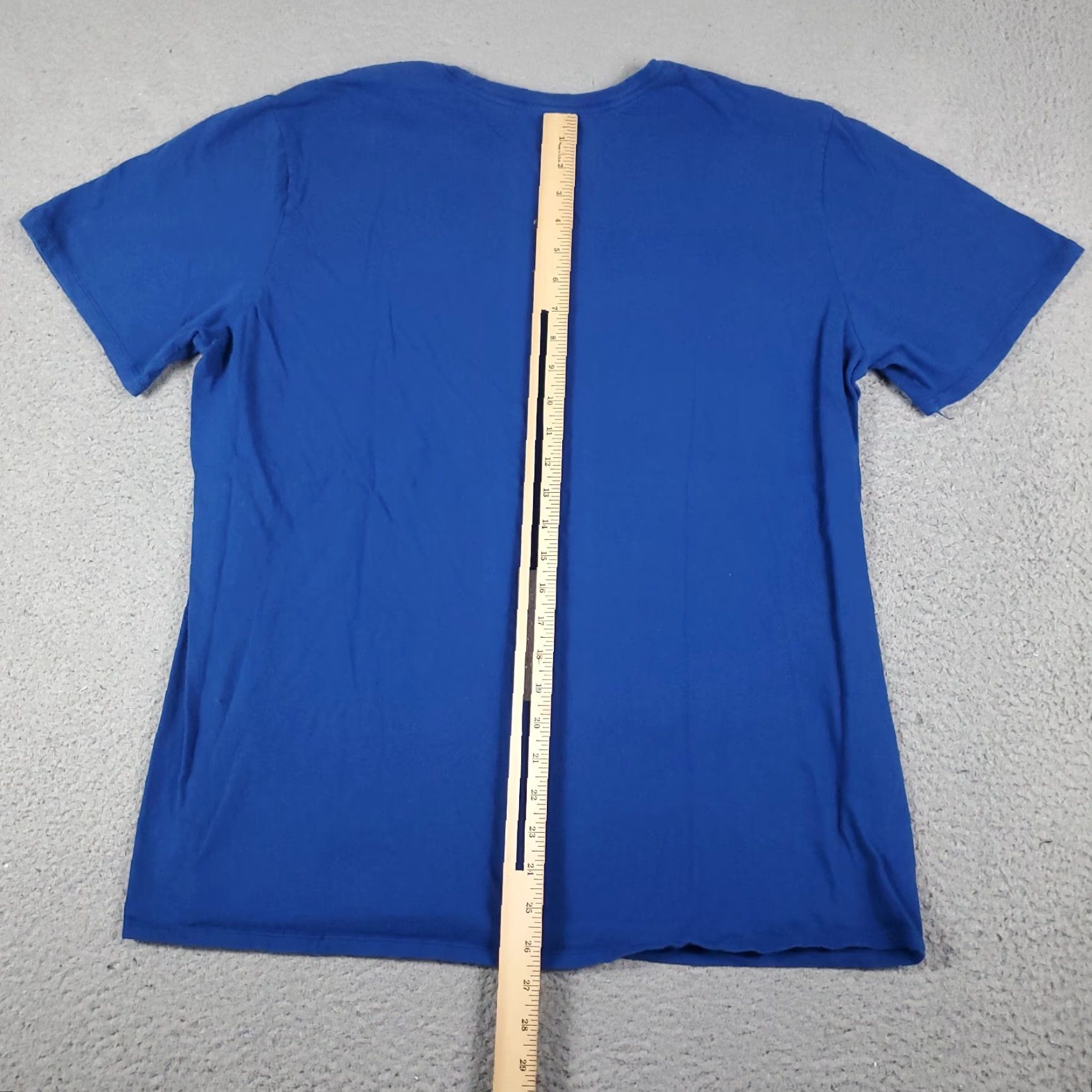 Nike Nike T Shirt Mens XL Blue Swoosh Casual Short Sleeve Adult Regular Crew Neck Cotton Blend Logo Nike Dri-Fit Sports Modern 90s Mens Size US XL / EU 56 / 4 - 5 Thumbnail