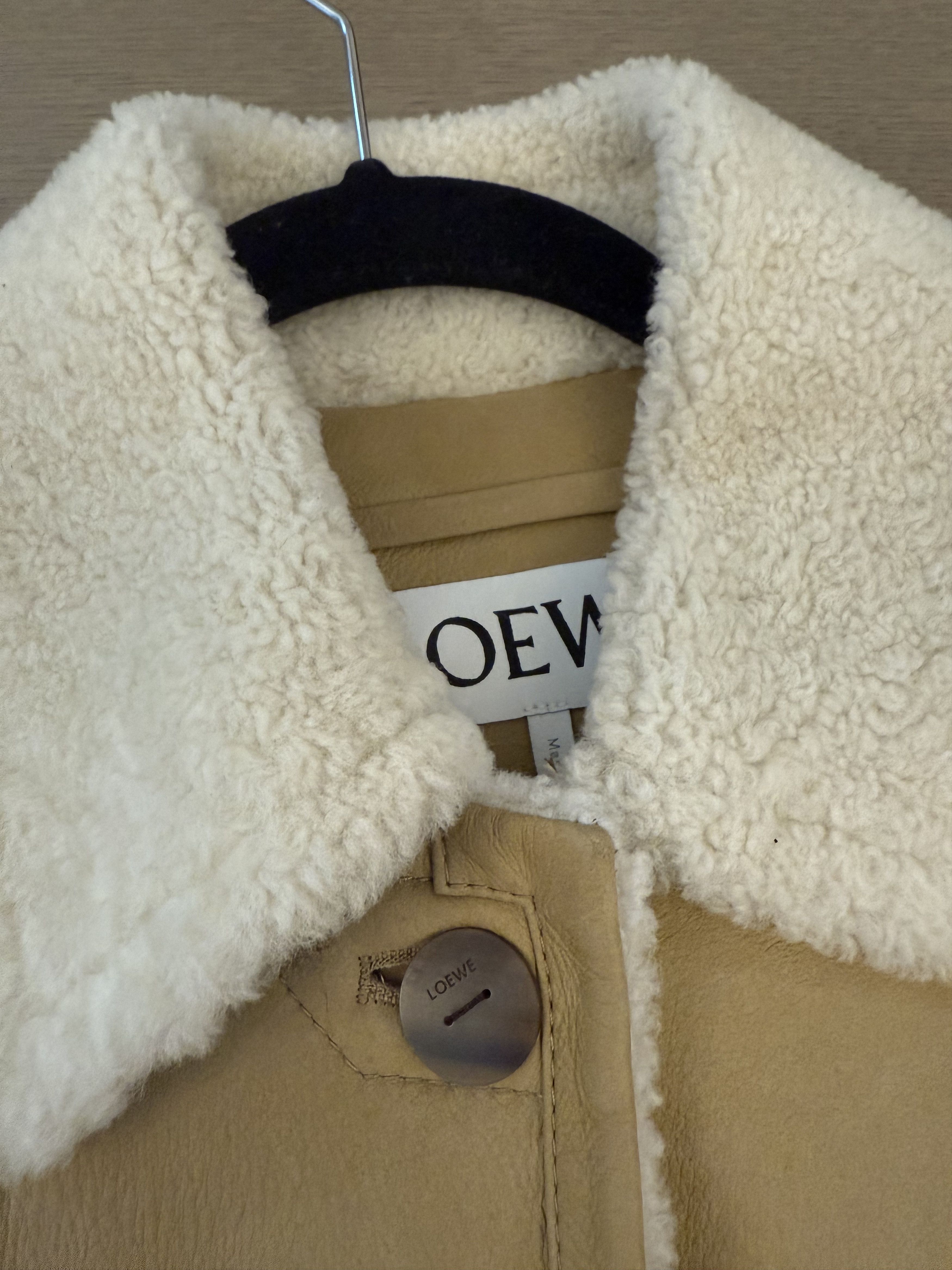 Loewe Loewe shearling coat Size XXS / US 00 / IT 34 - 8 Thumbnail